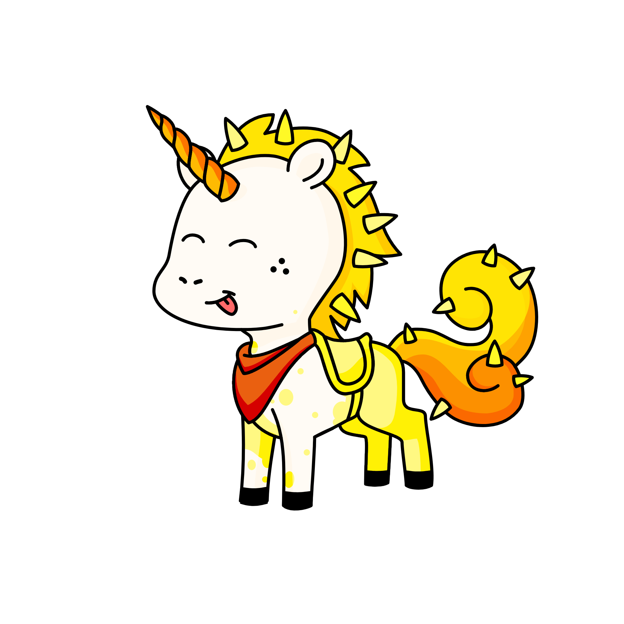 spickycorn, the unicorn