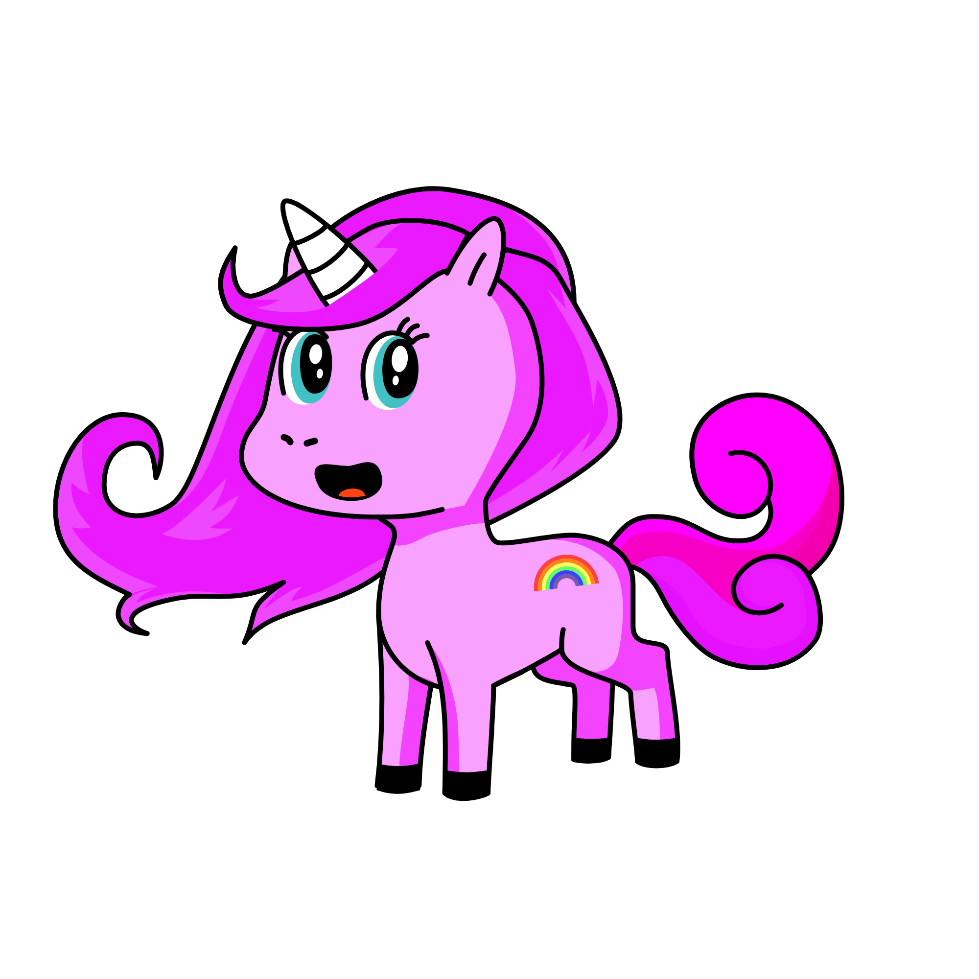 Pinkie pie, the unicorn