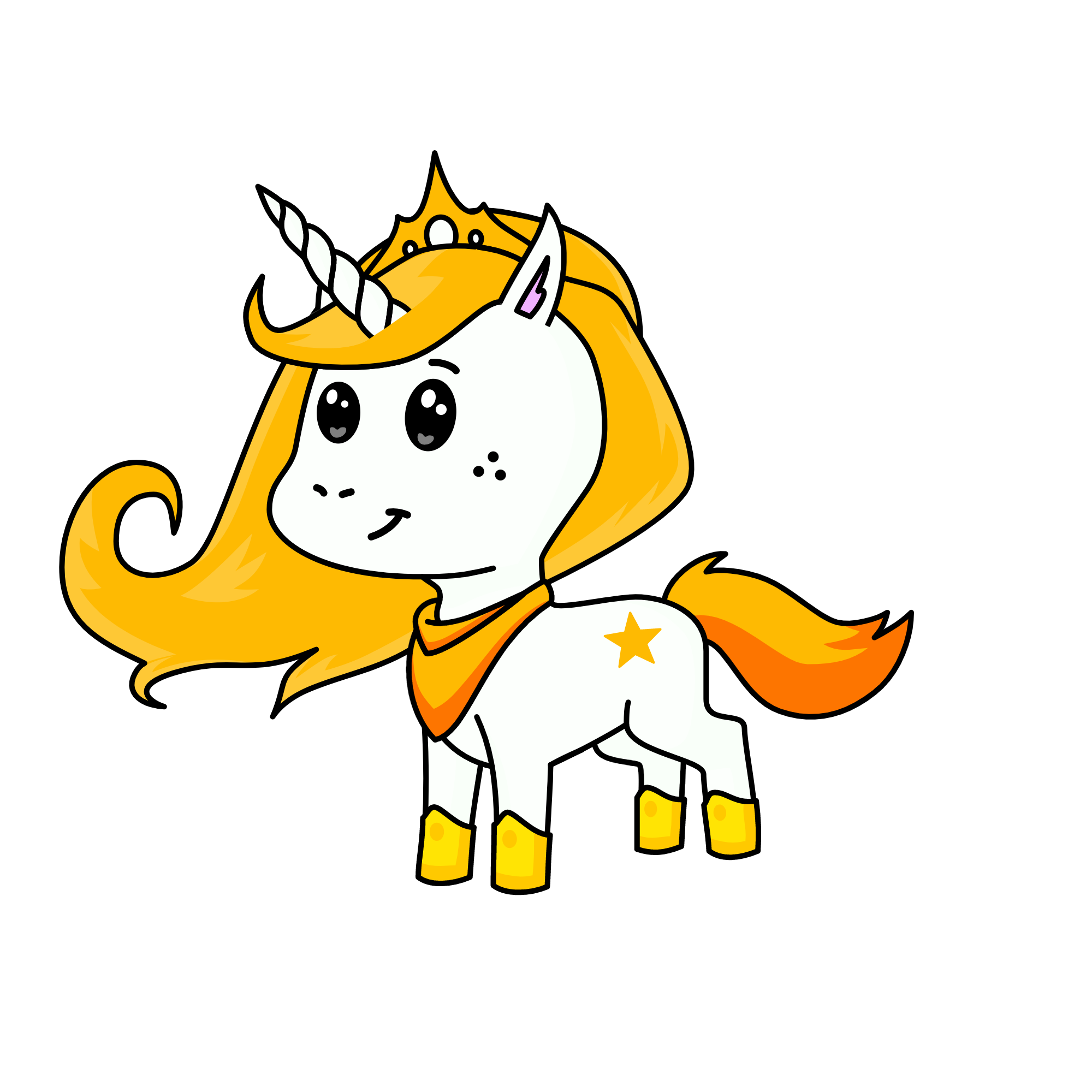 The Sunrise Warrior, the unicorn