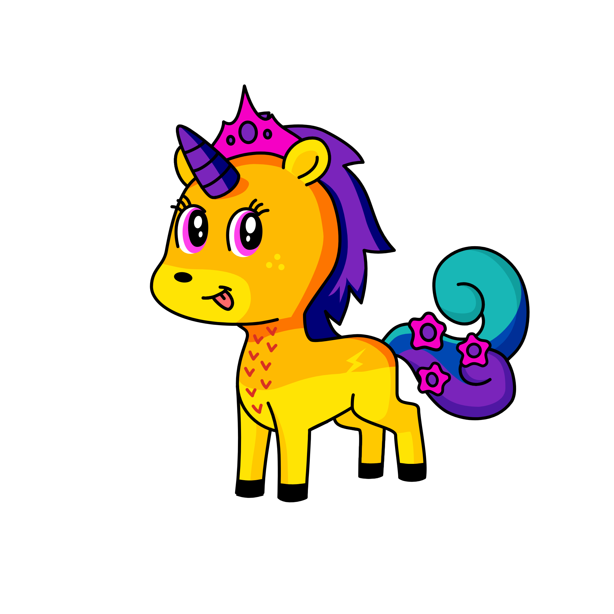 candy, the unicorn