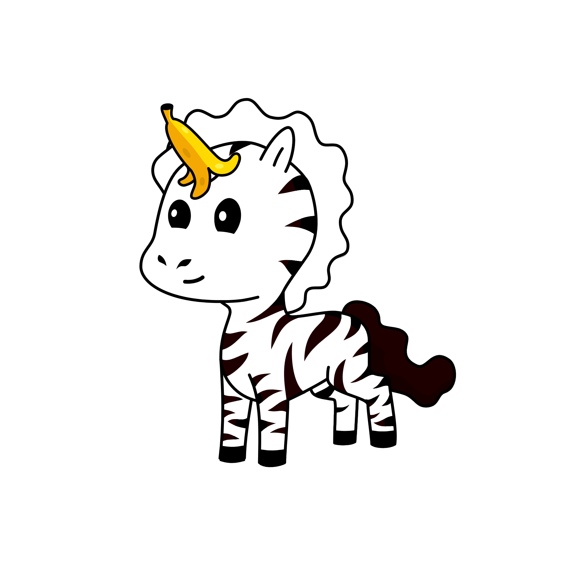Zebra, the unicorn