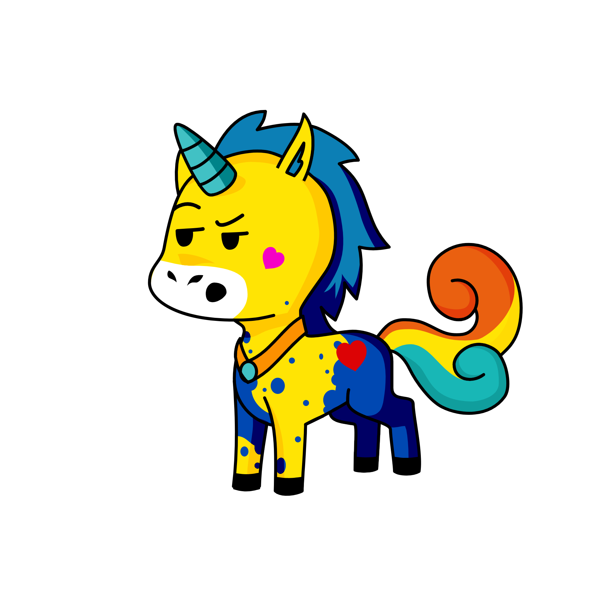 asdfghjkl;, the unicorn