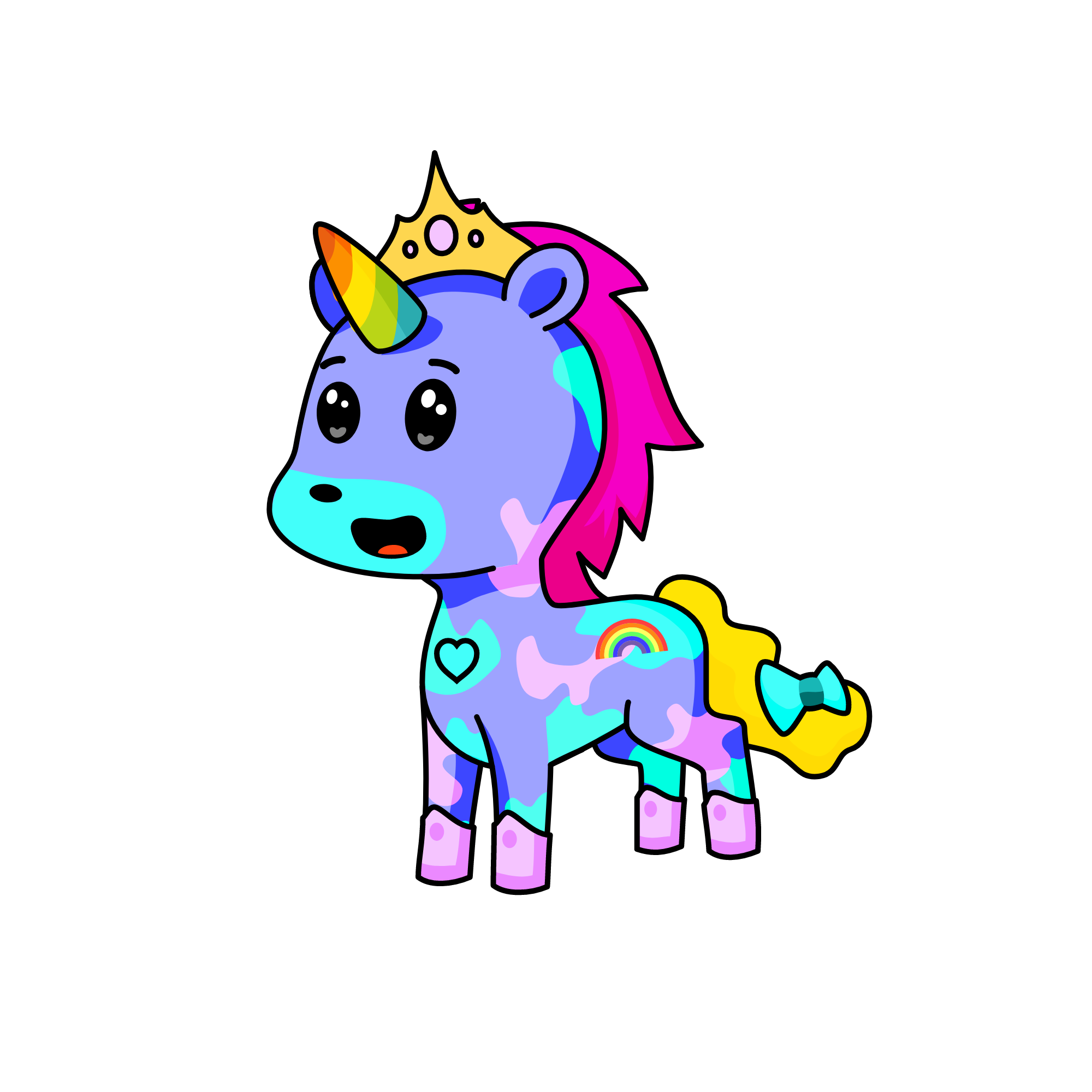 Pugsly, the unicorn