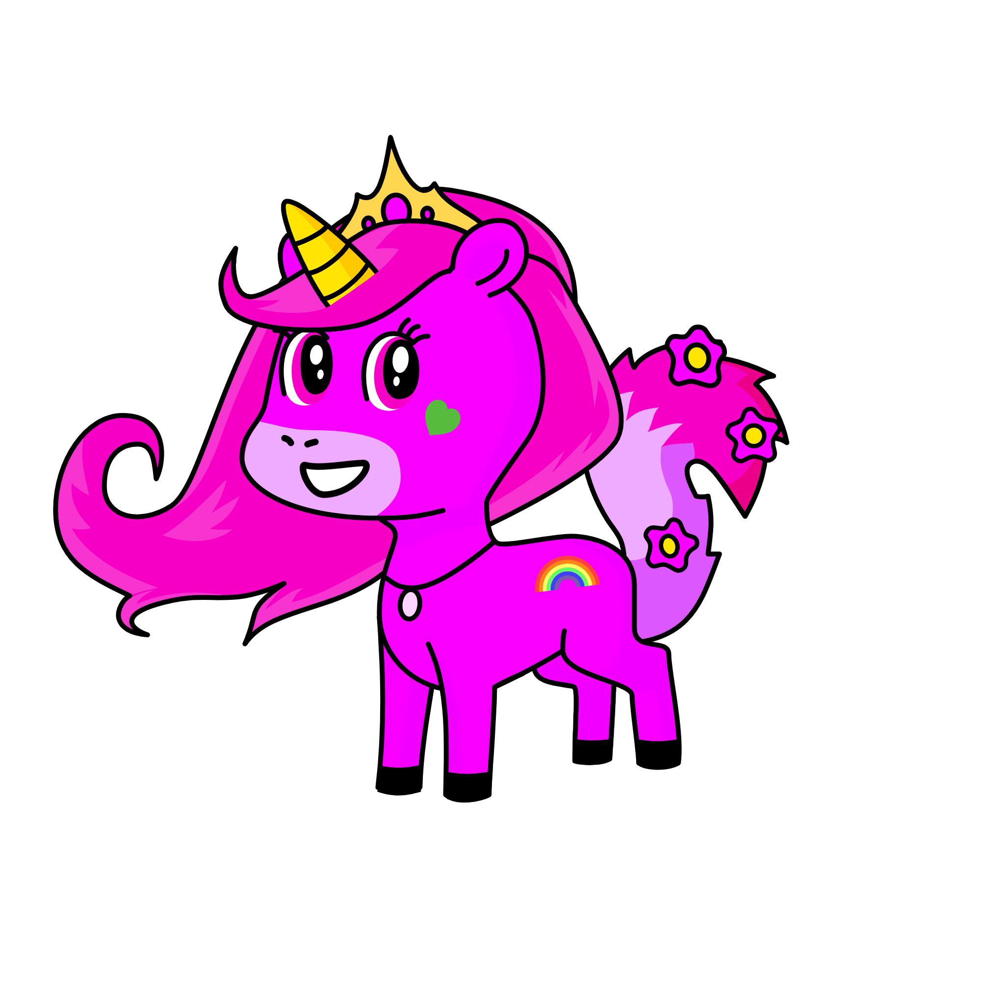 핑크가,좋은유니콘, the unicorn