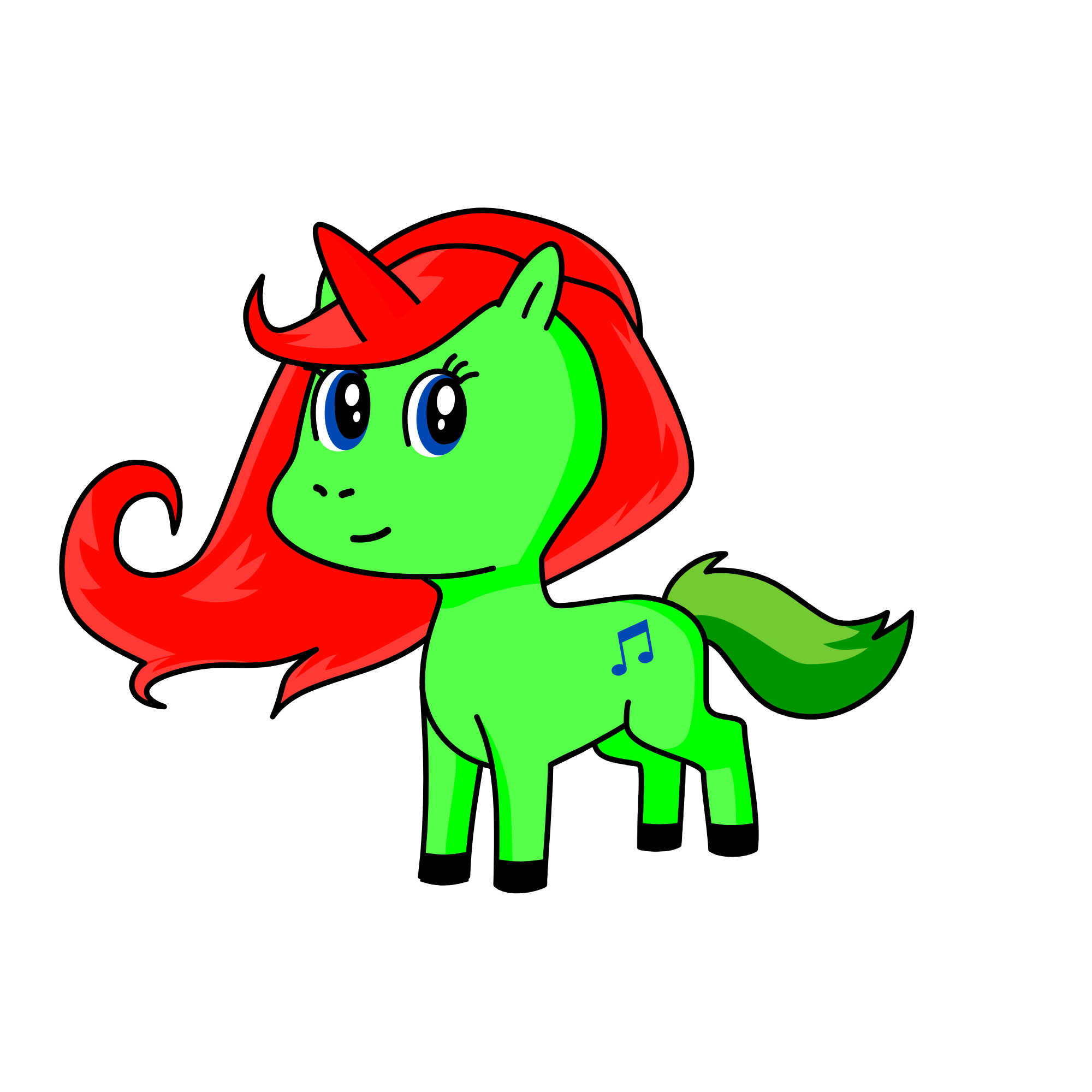 Ariel, the unicorn