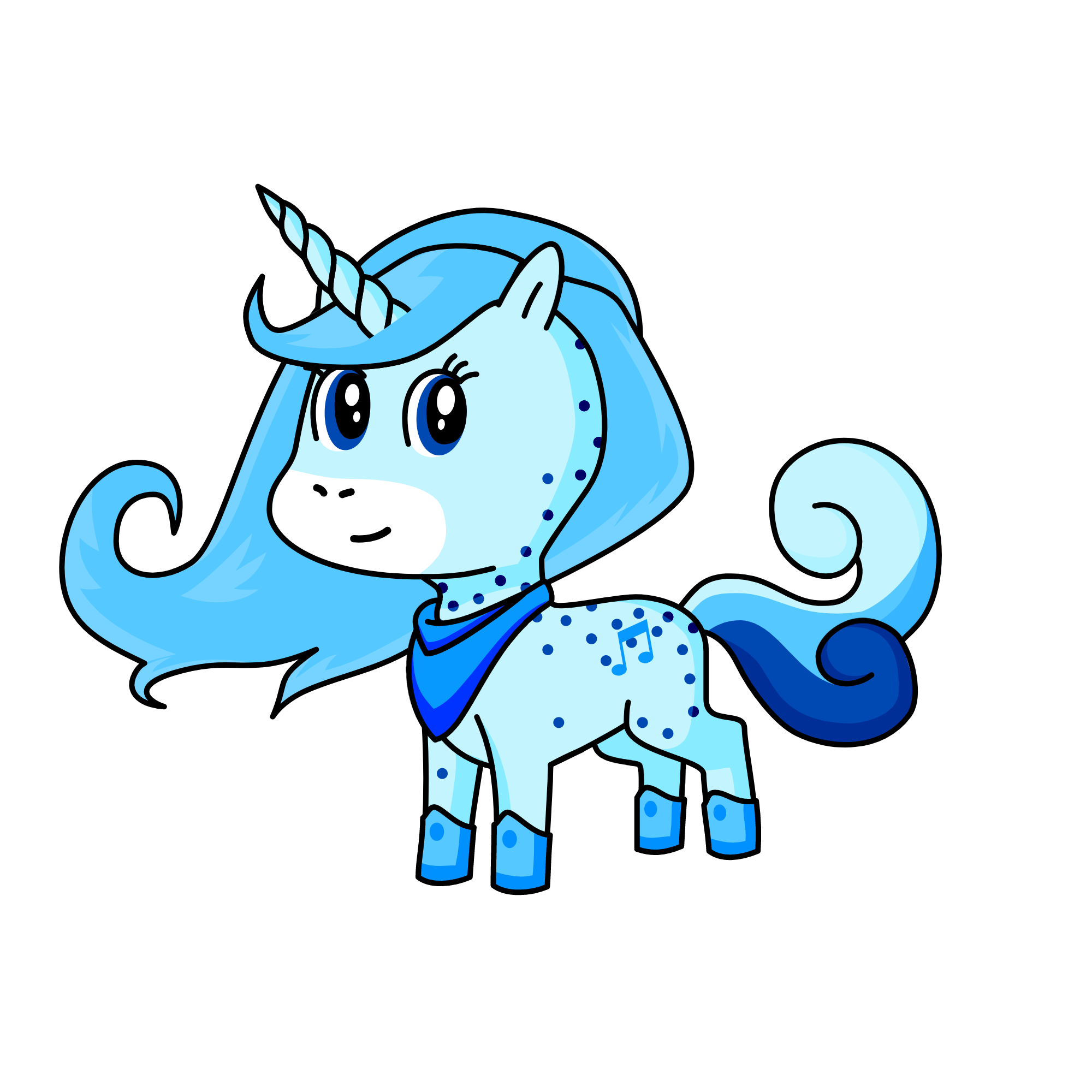Polar Bear, the unicorn