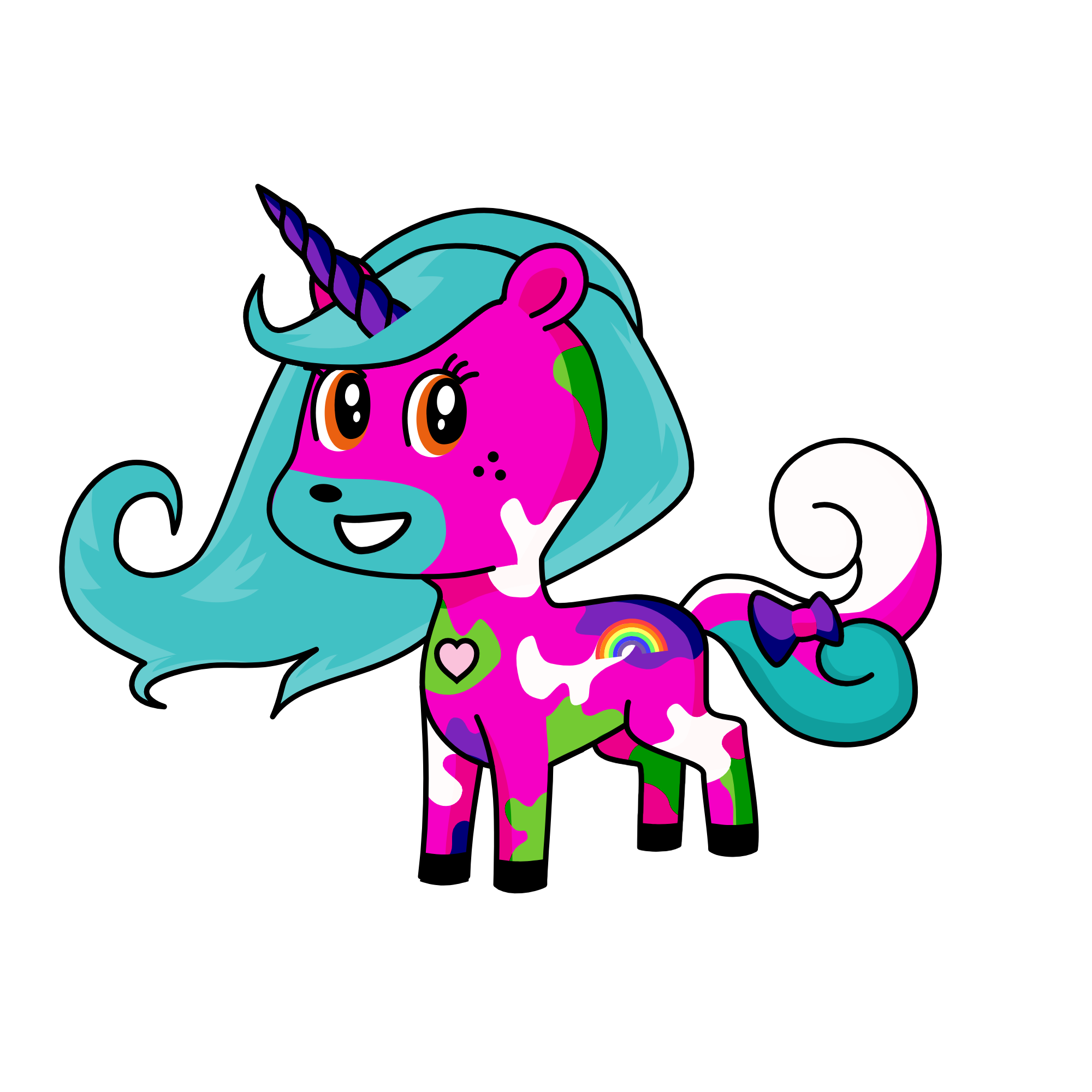 Camy swirl, the unicorn