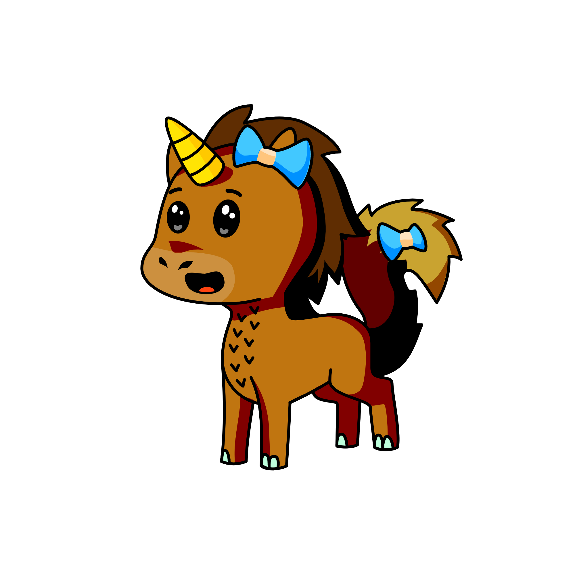 Bulby, the unicorn