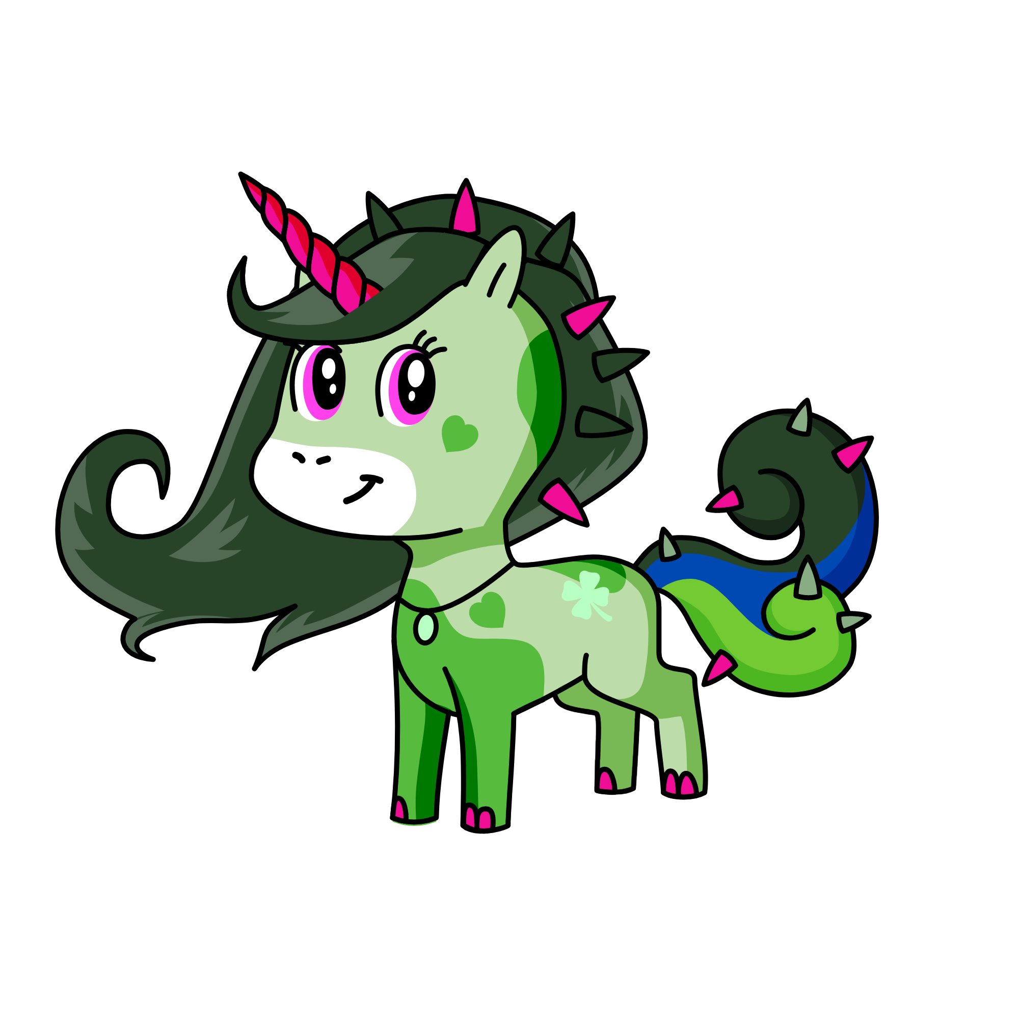 Trallia, the unicorn