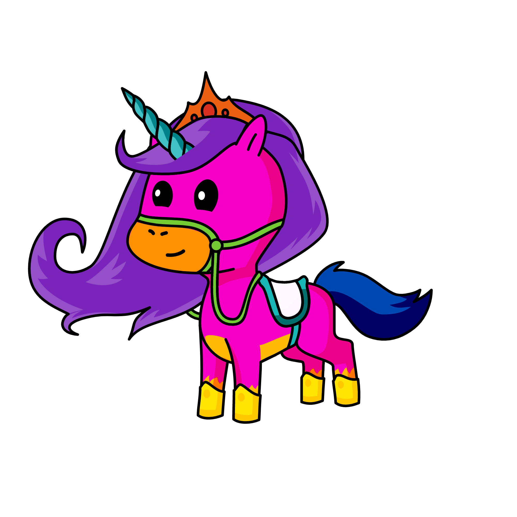 rainbow, the unicorn