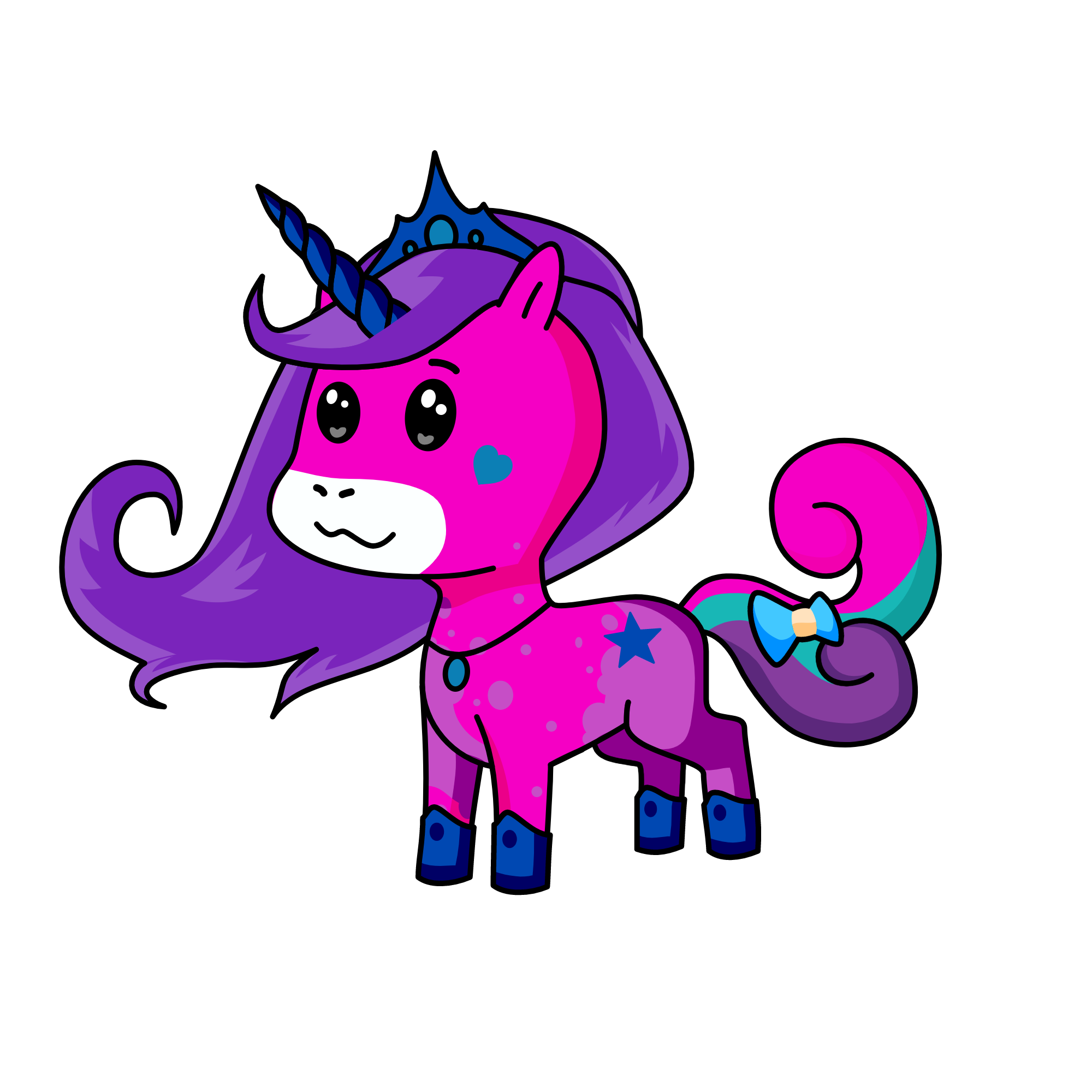 Reina luna, the unicorn