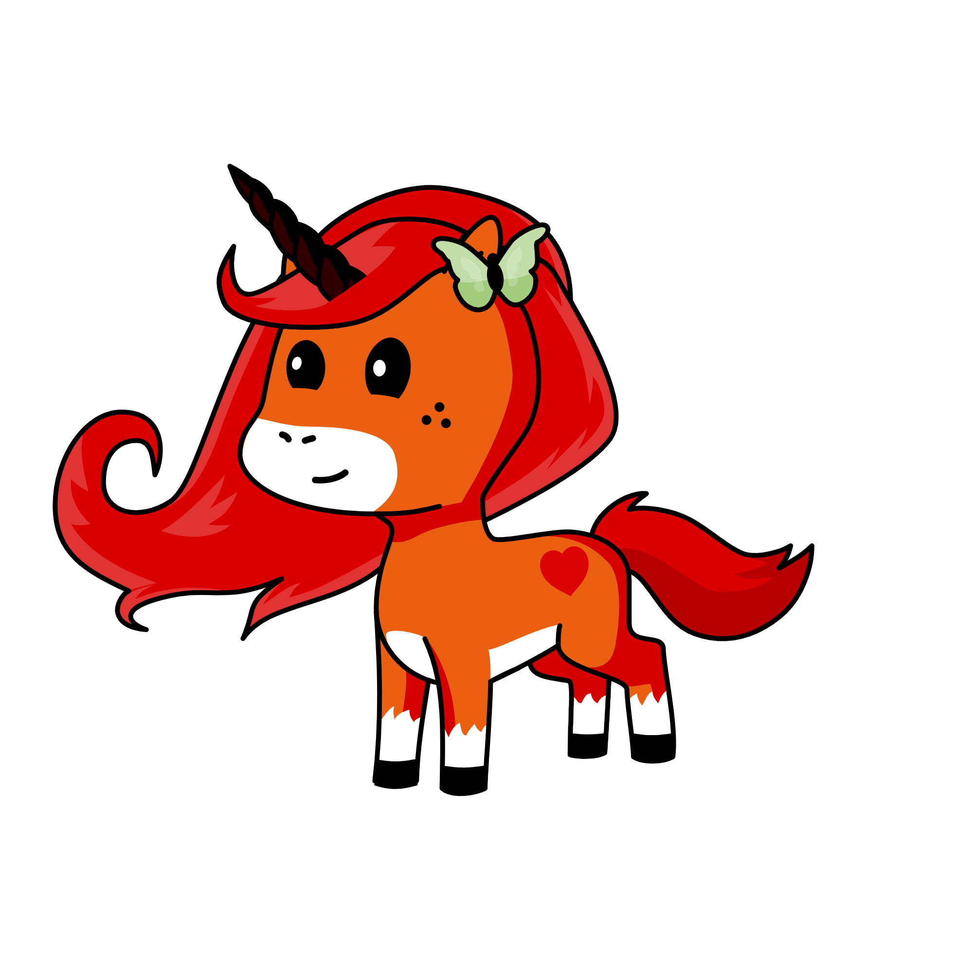 fire, the unicorn