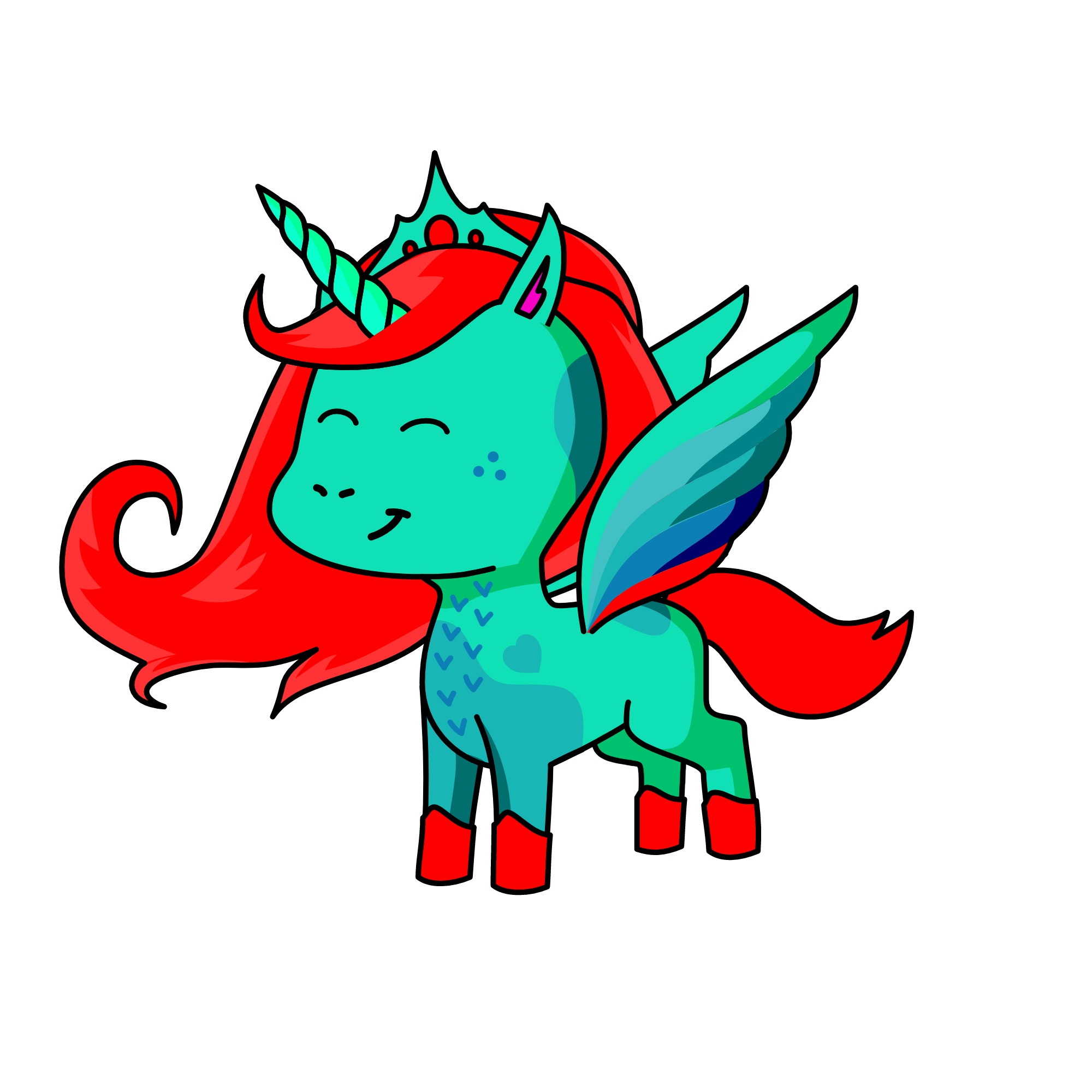 little mereana, the unicorn