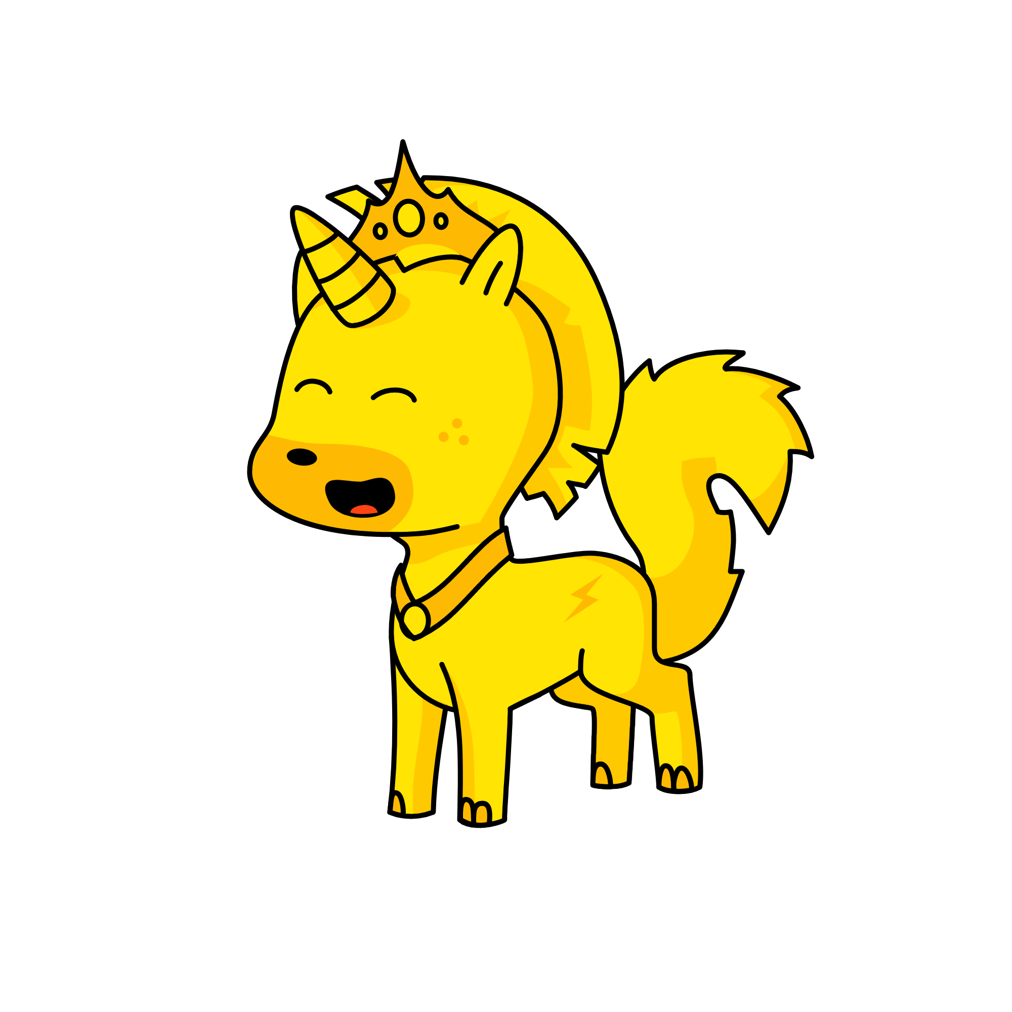 Sun, the unicorn