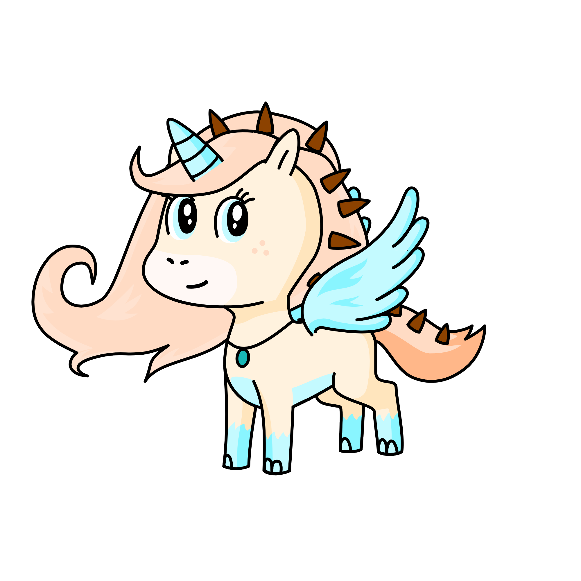 Sugar Cookie, the unicorn