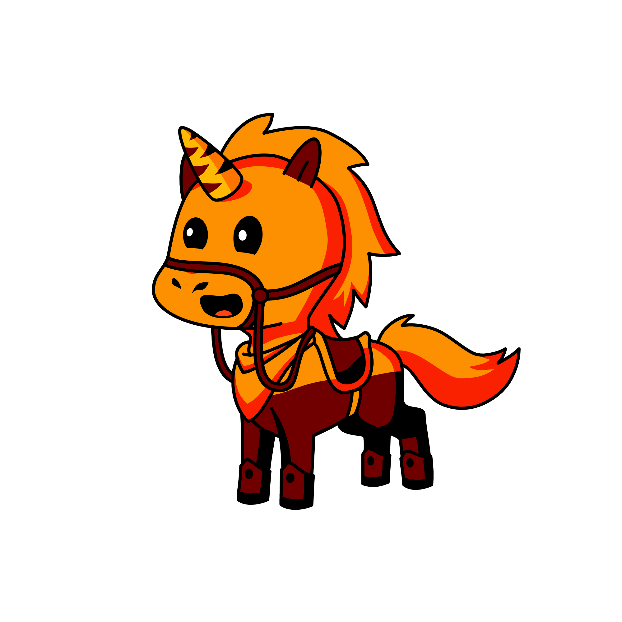 Cowboy, the unicorn