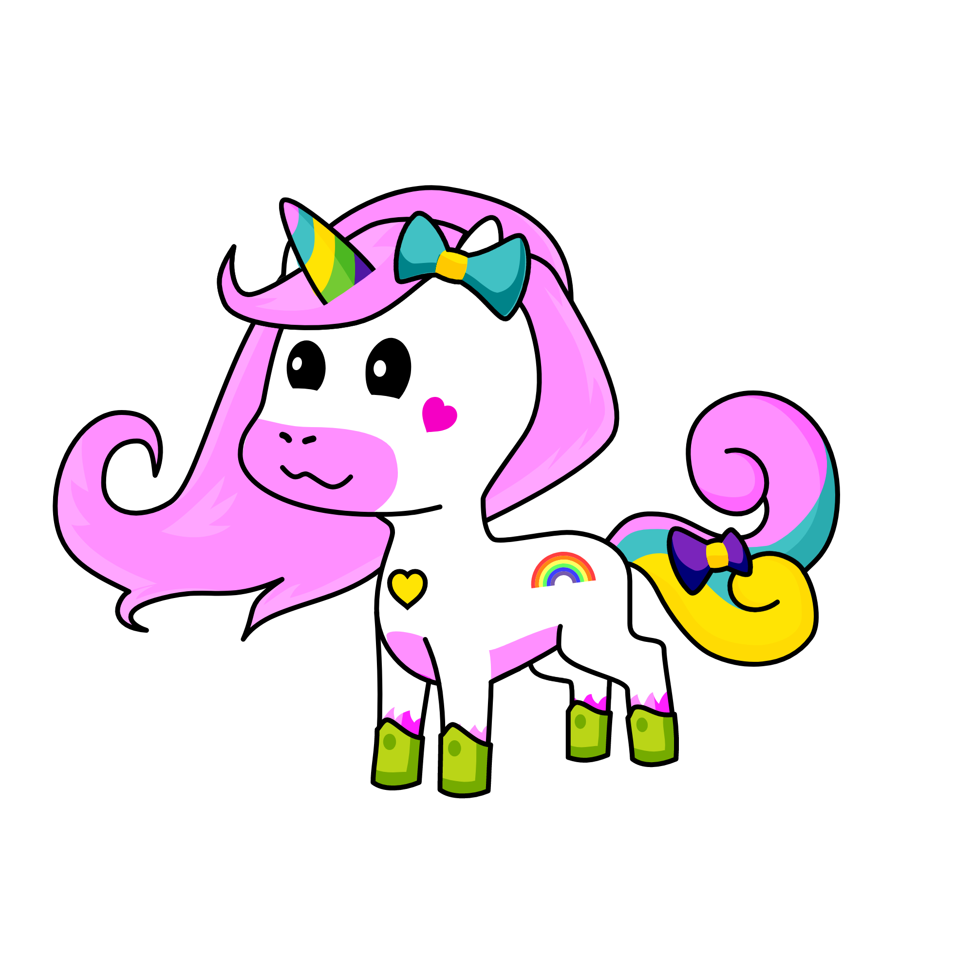 rainbow, the unicorn