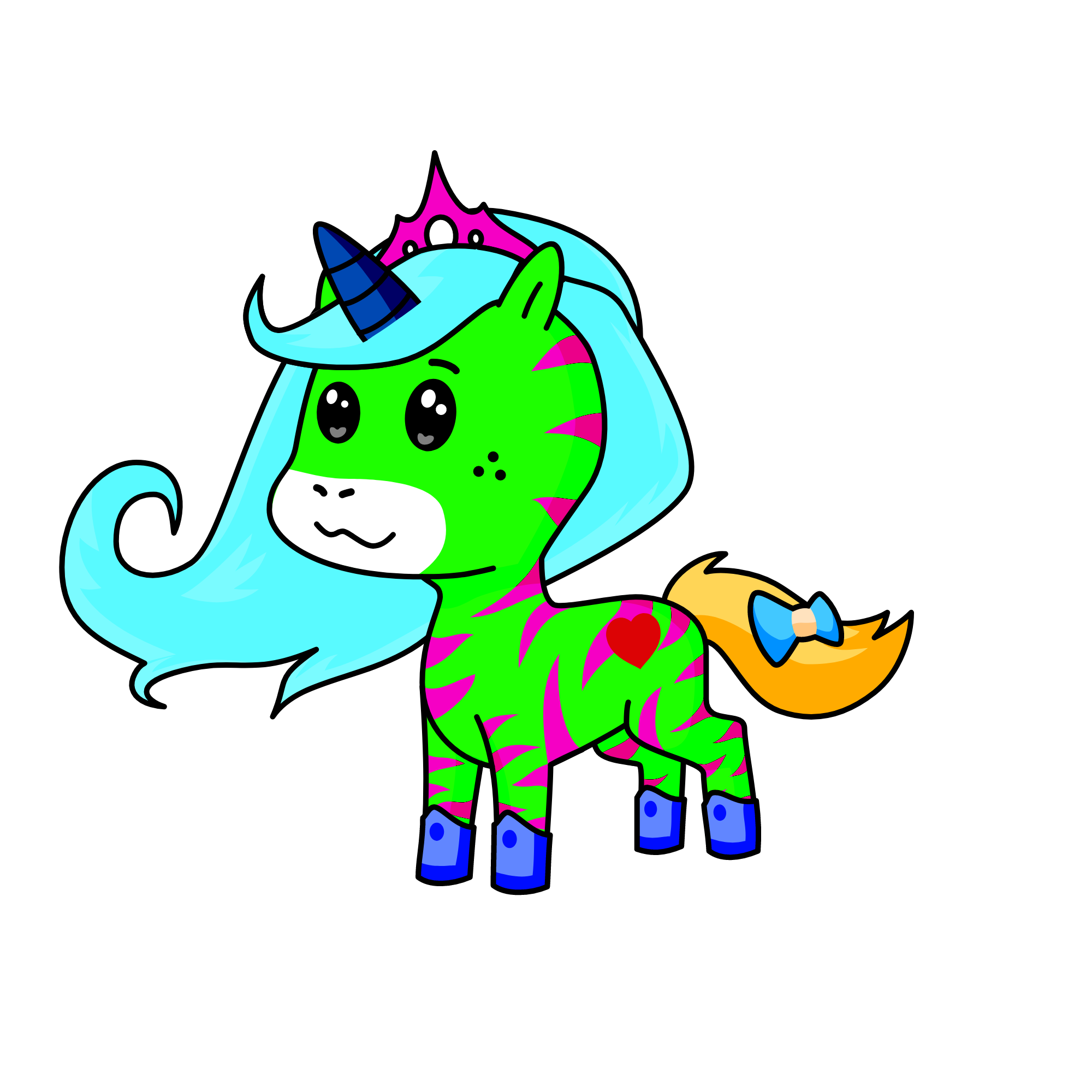 RIRI, the unicorn
