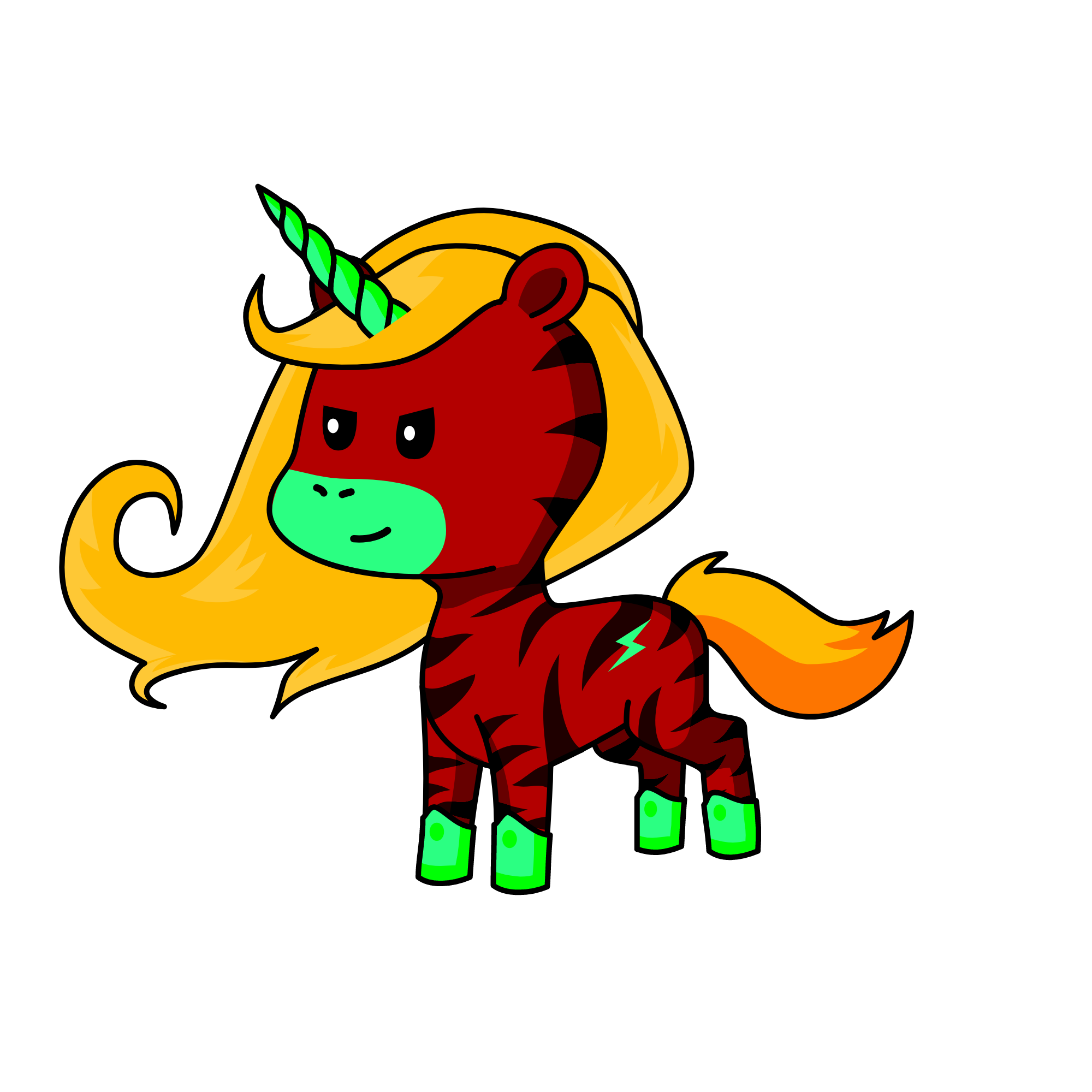 Blaze, the unicorn
