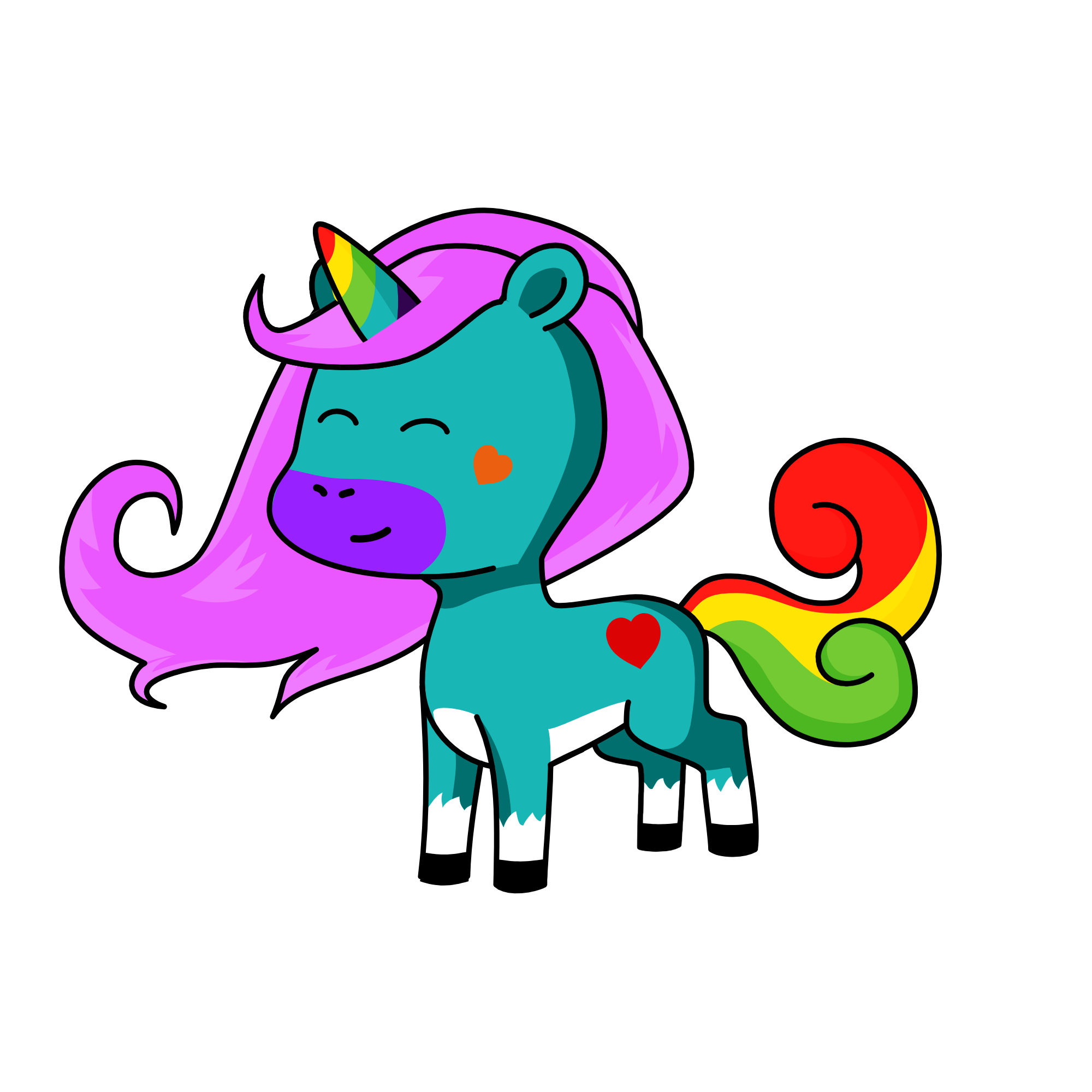 Opalite Queen of the unicorns, the unicorn
