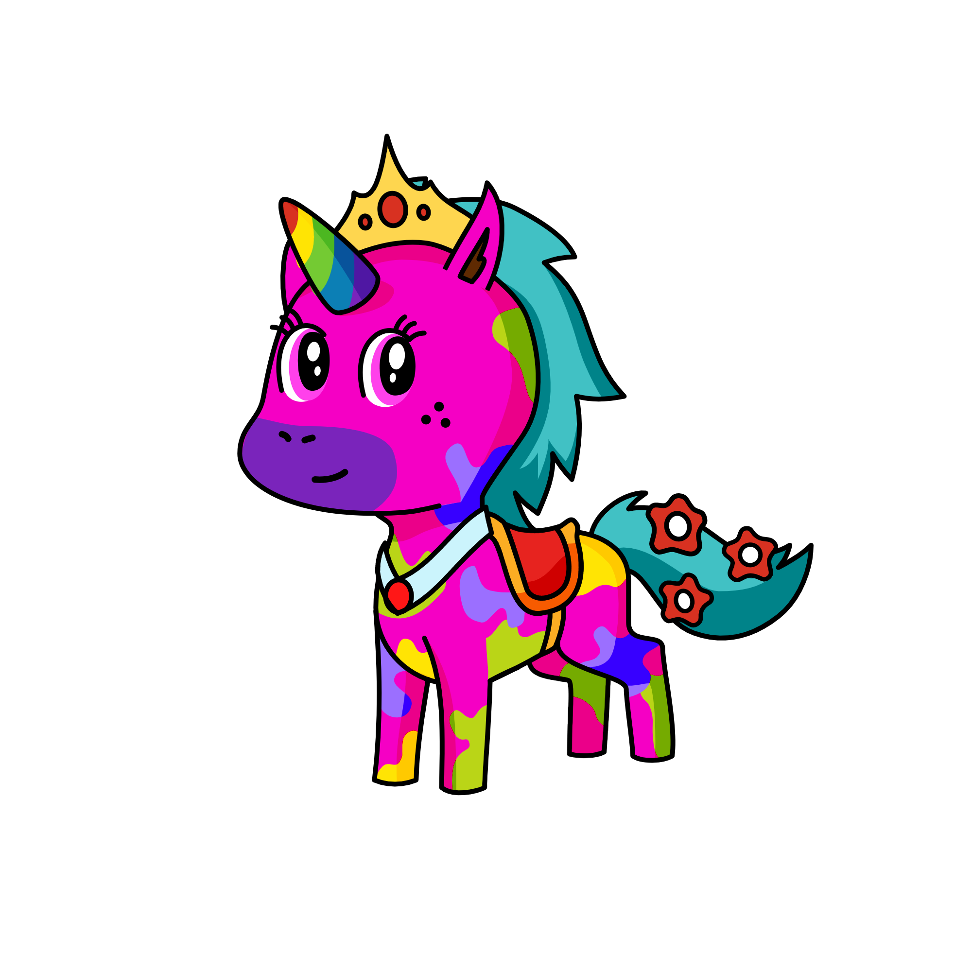 rainbow, the unicorn