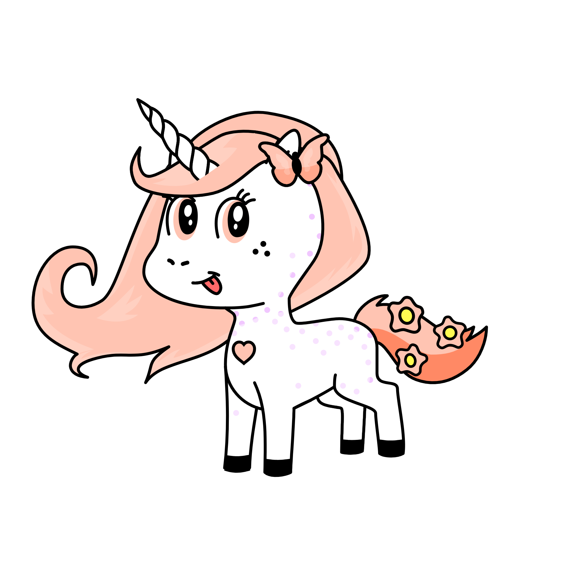 Pinky Pinky, the unicorn