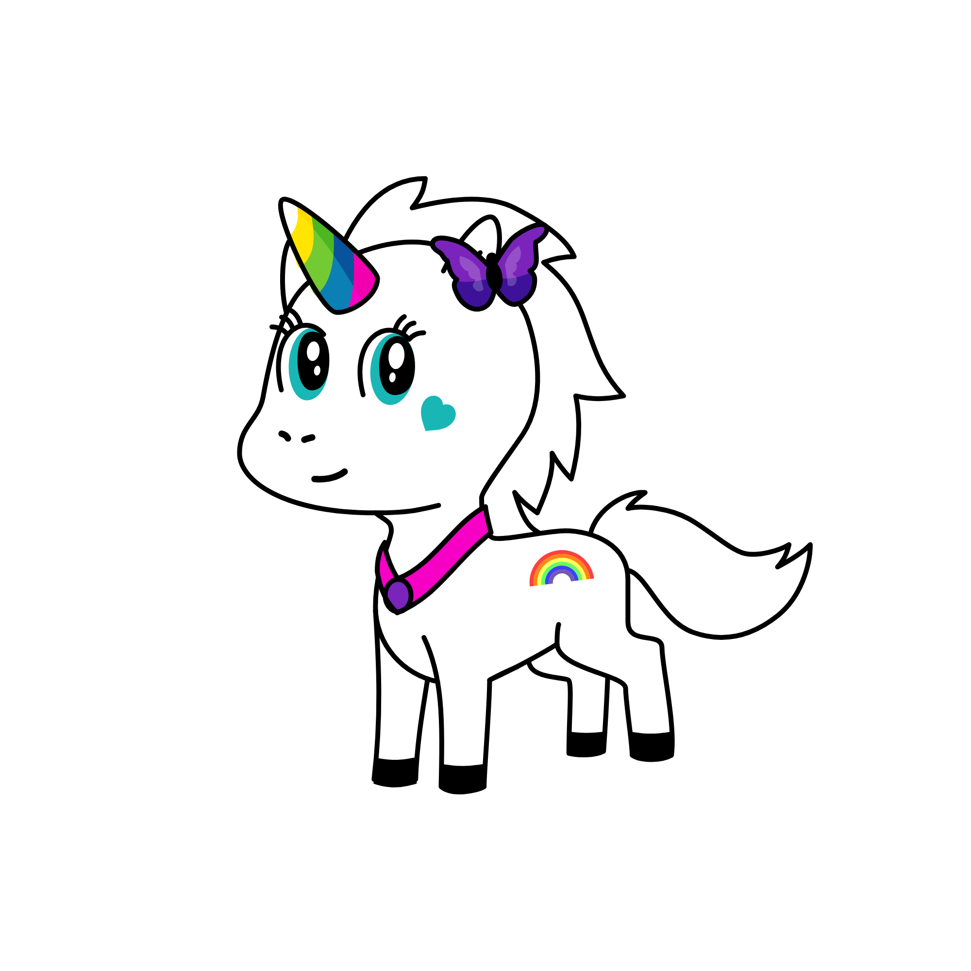 pinky, the unicorn