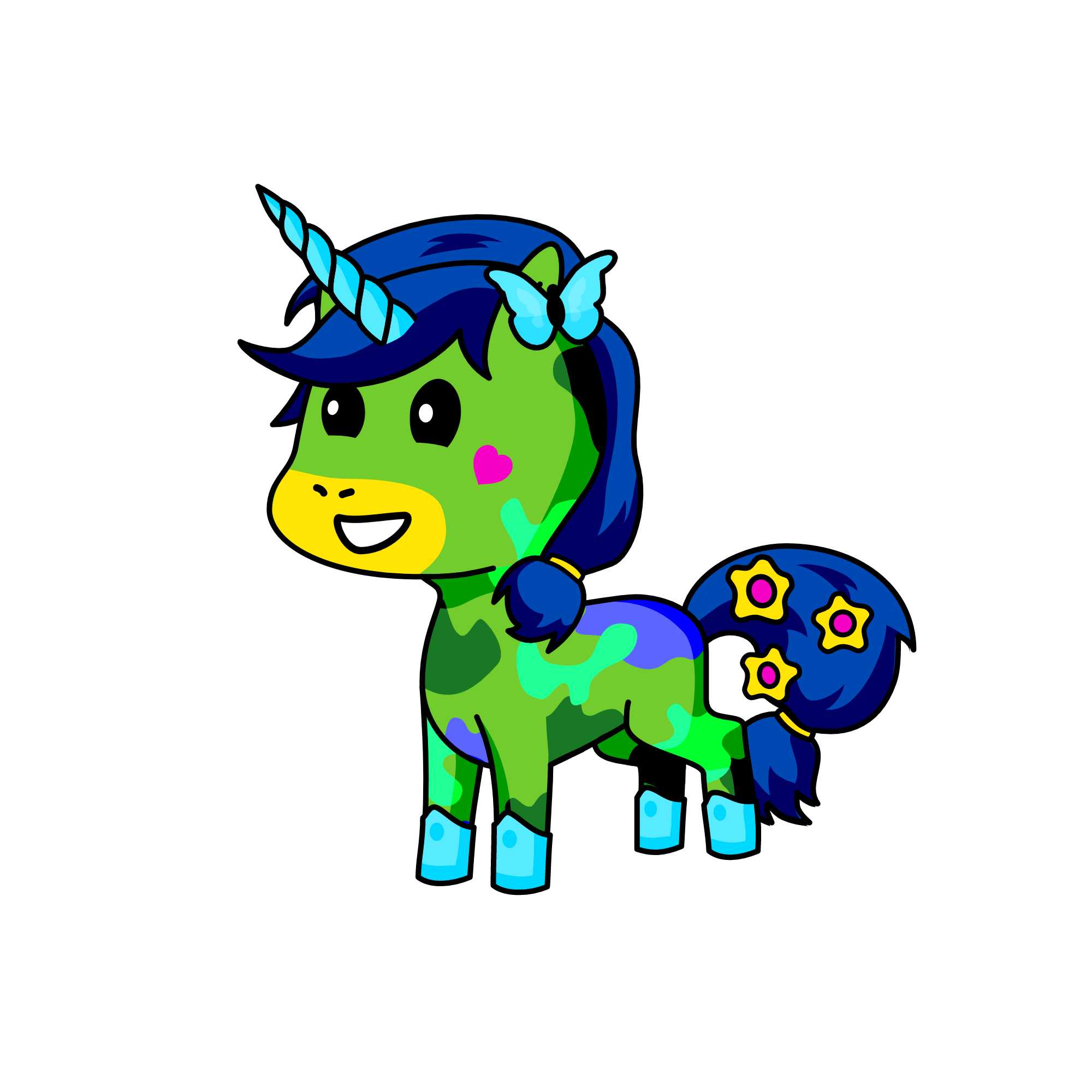 Cascade, the unicorn