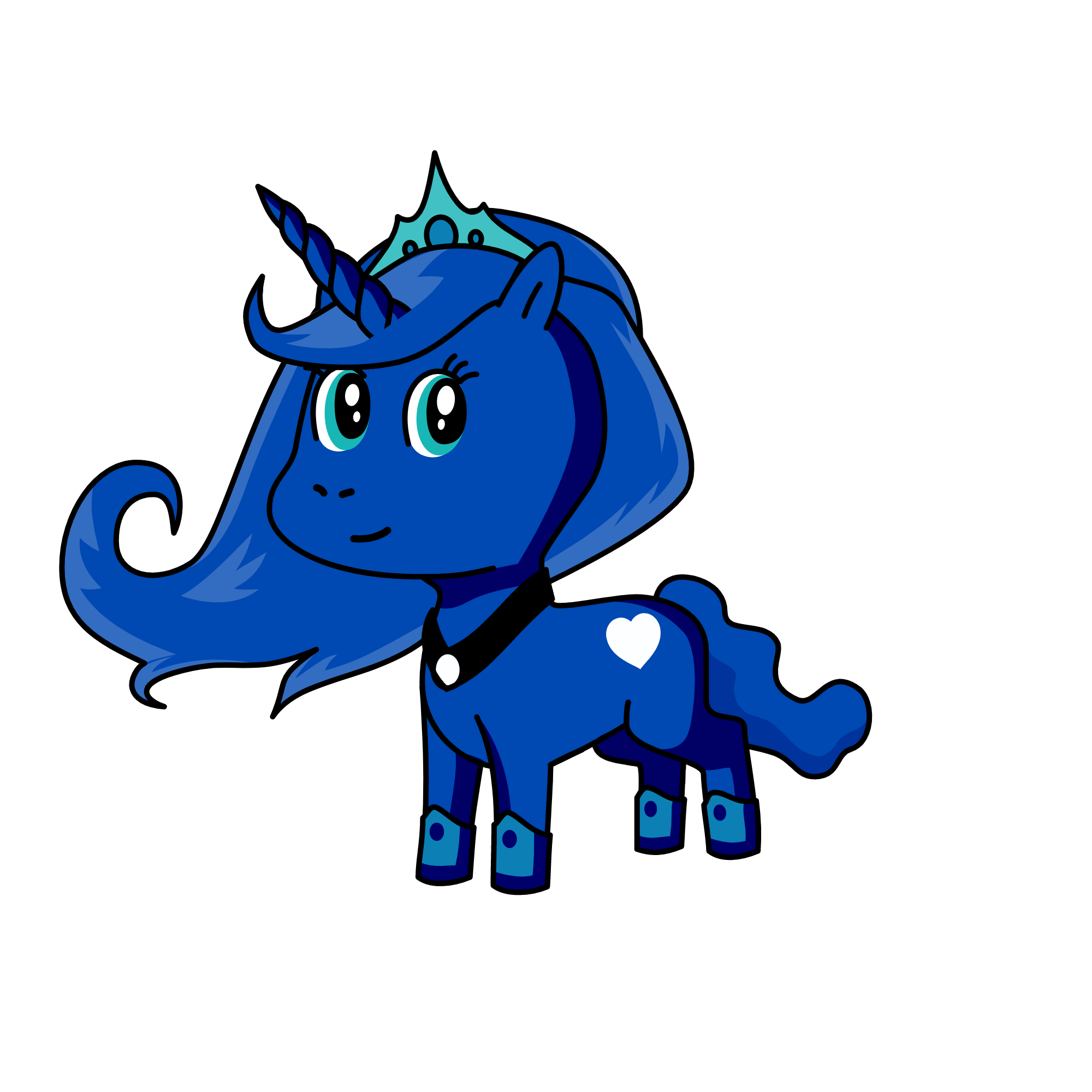 princess luna, the unicorn