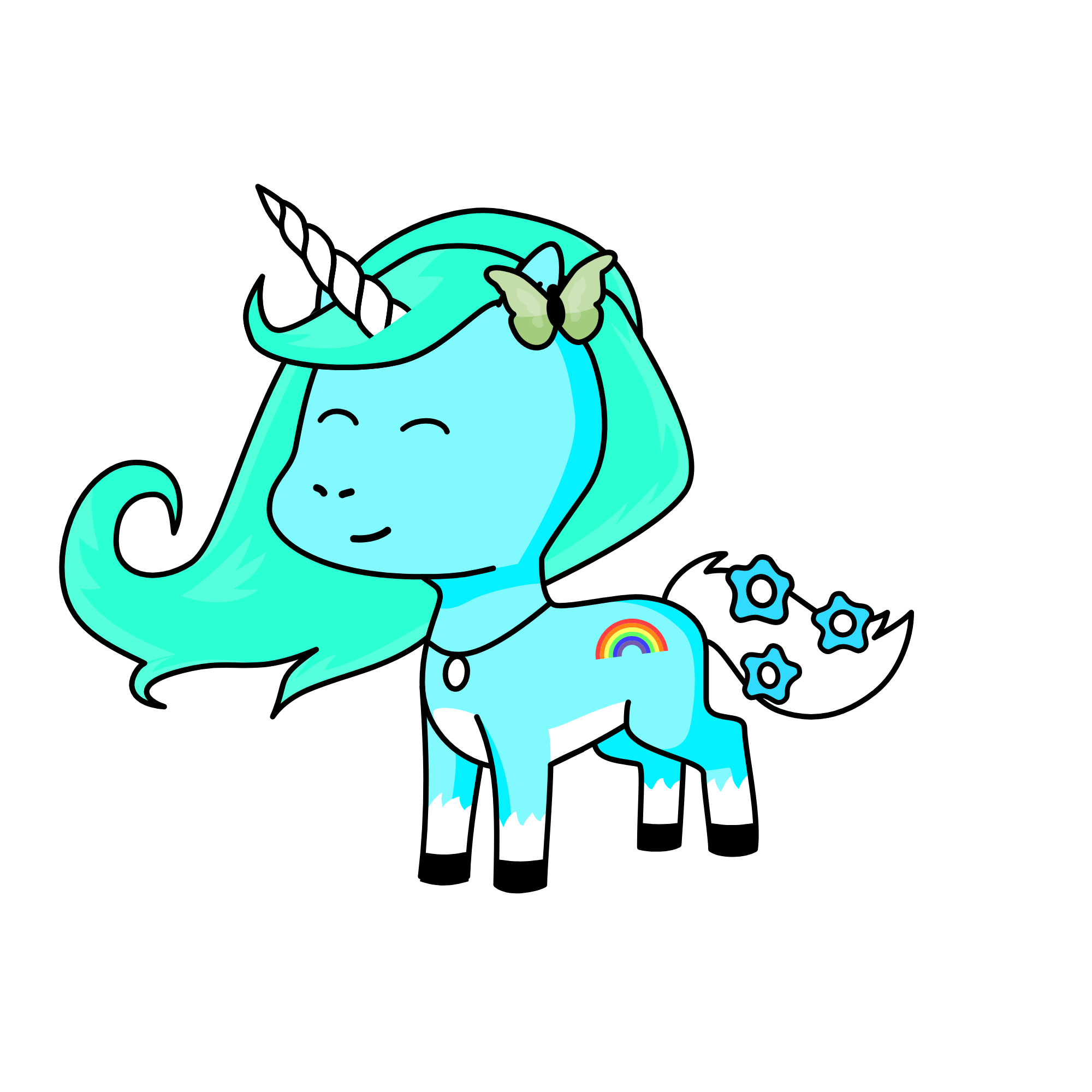 Snowy, the unicorn