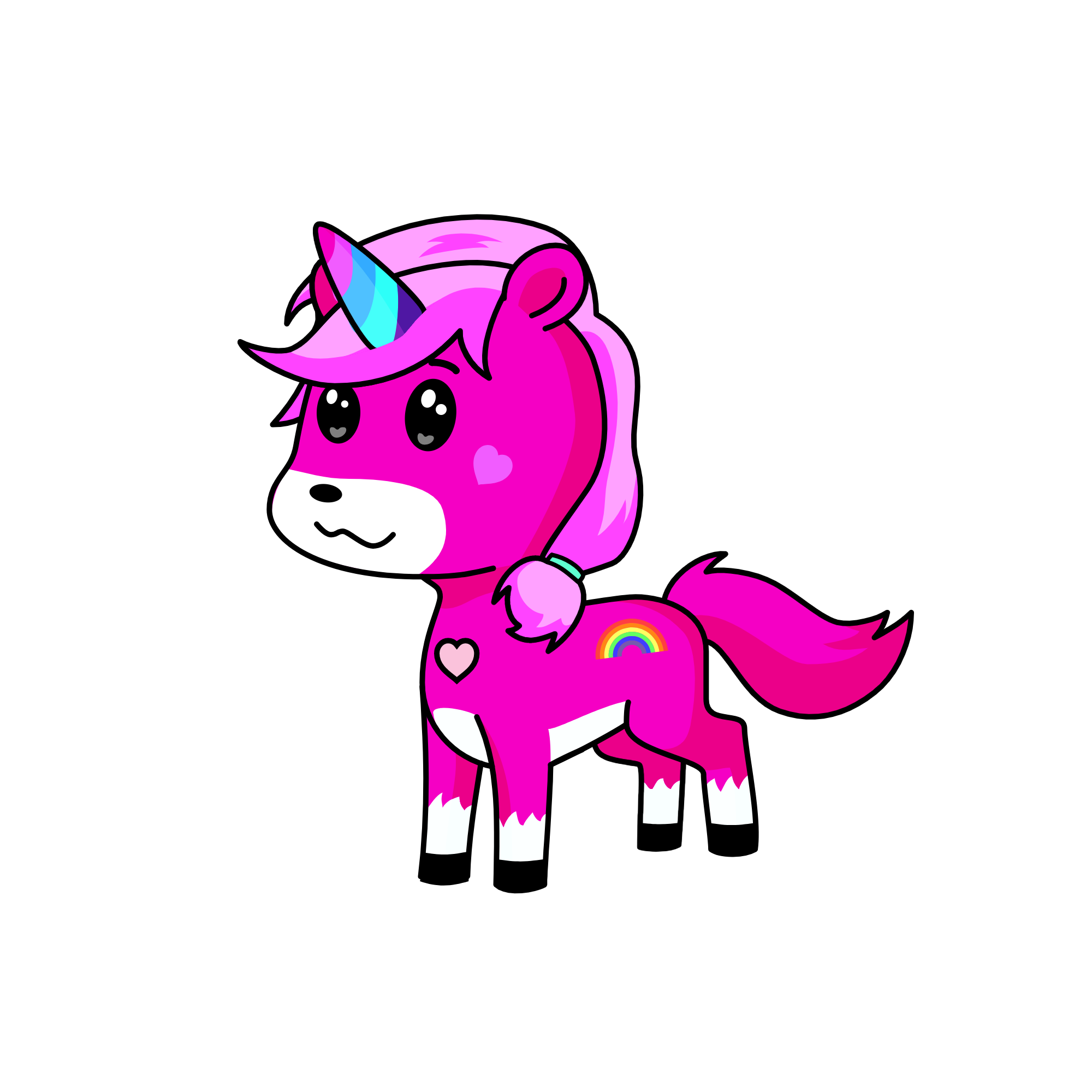 Cotton candy, the unicorn