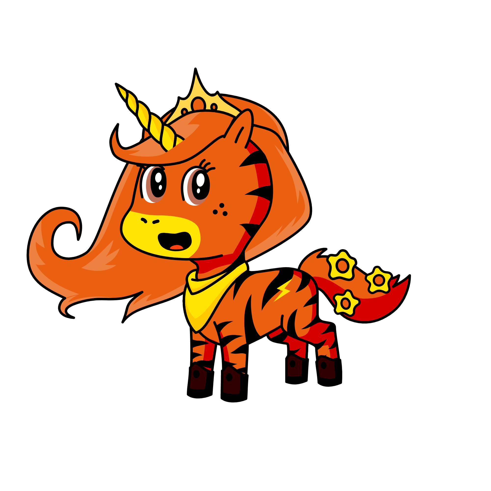 Flare, the unicorn
