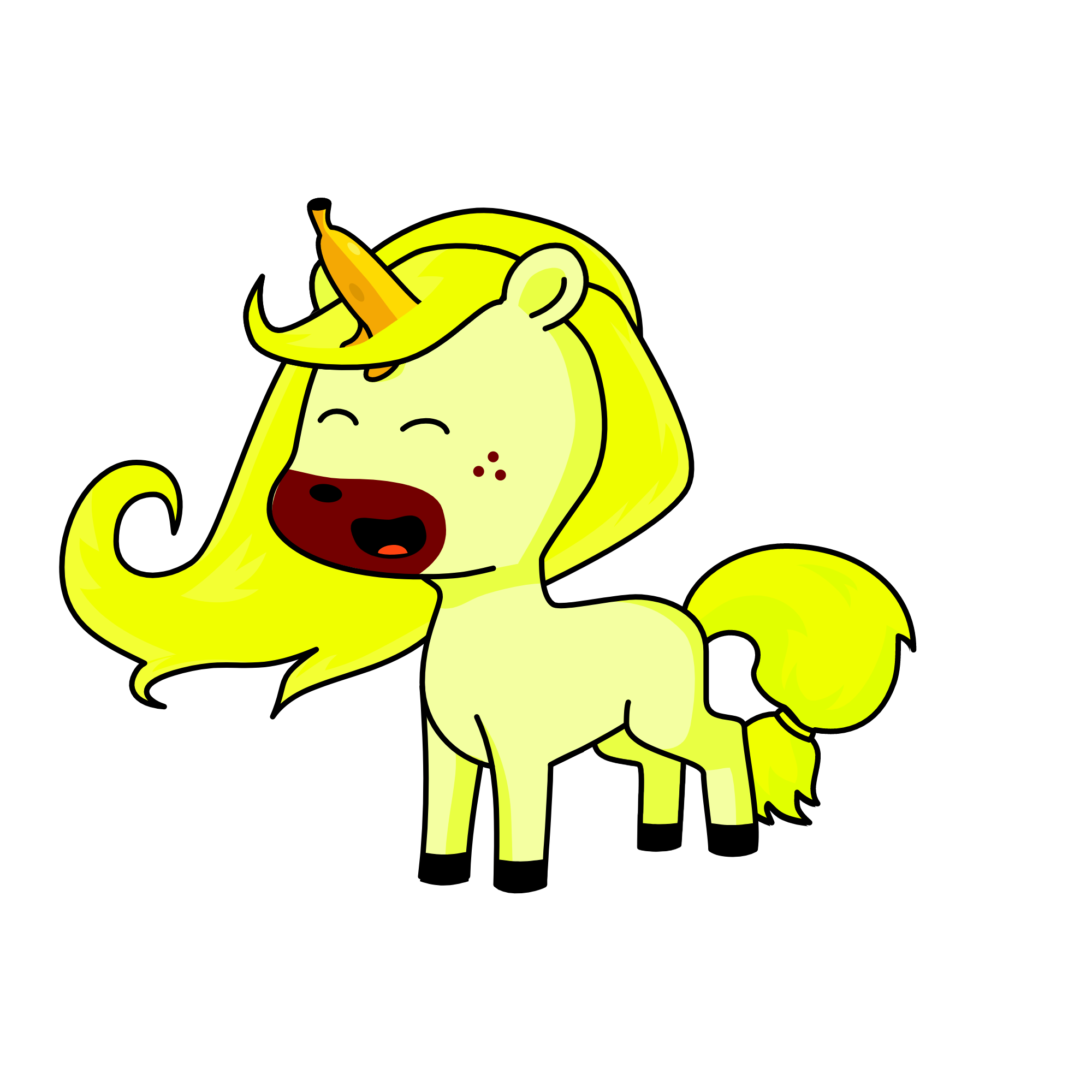 Banana, the unicorn
