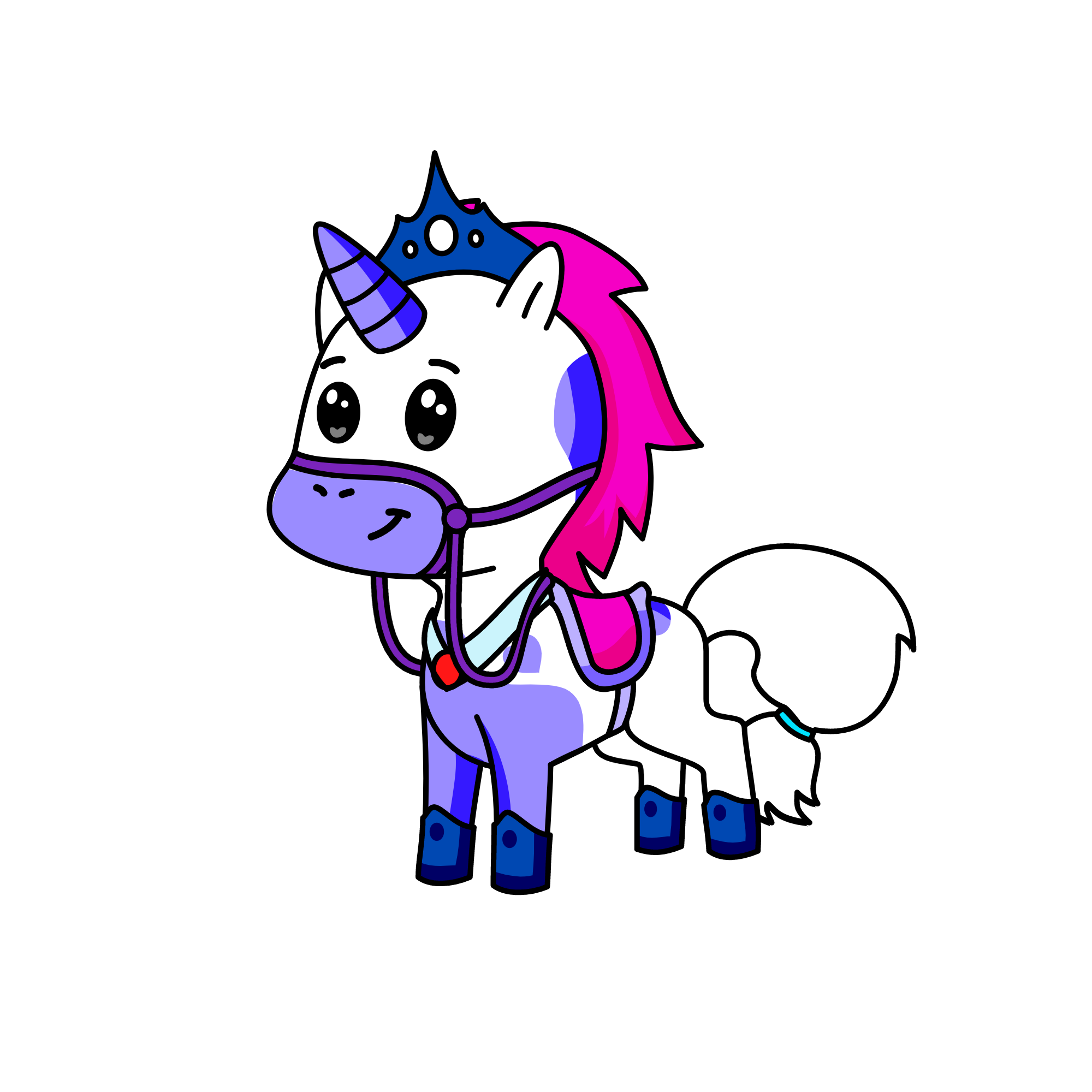 Queen uni, the unicorn