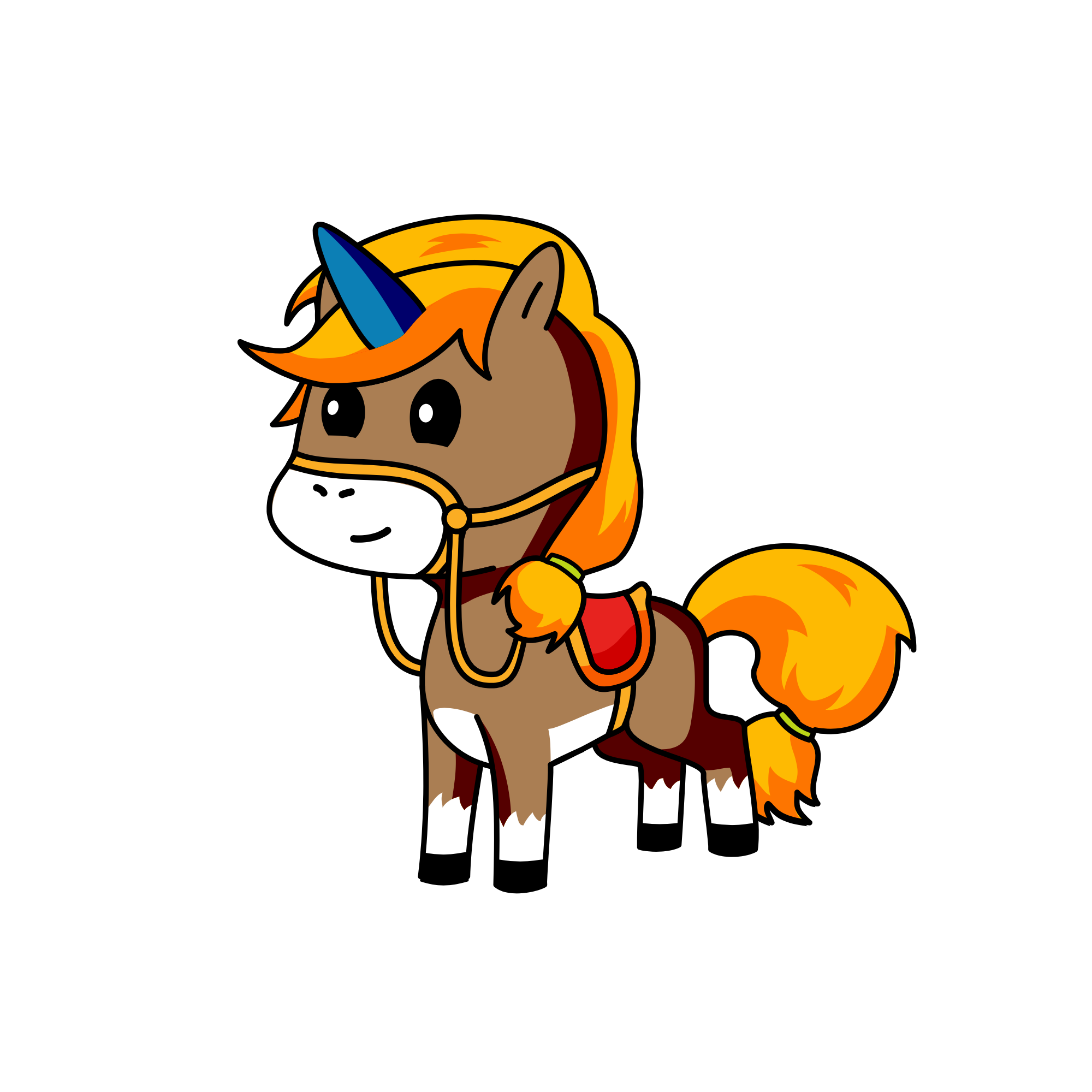 Pferd, the unicorn