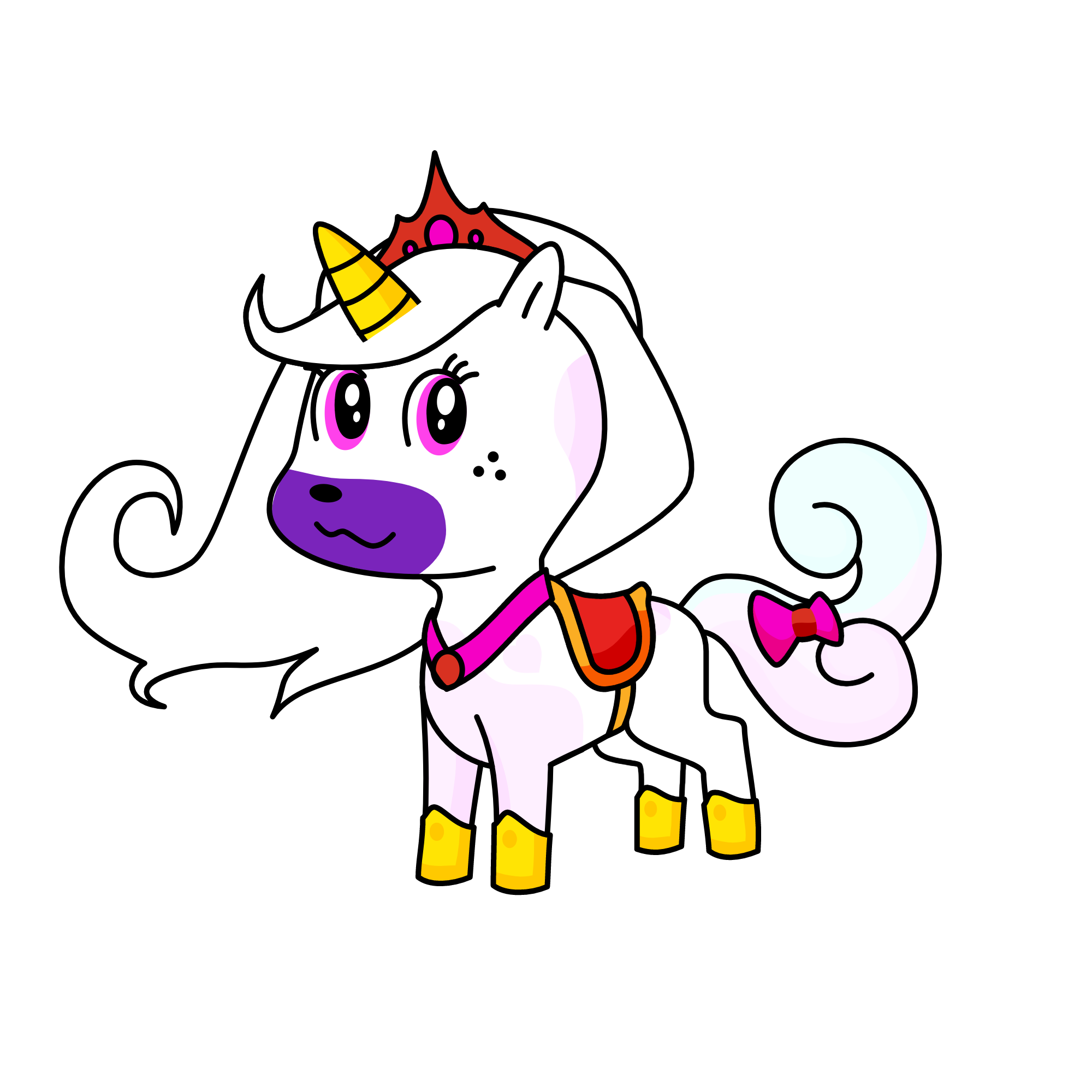 Princess Winter, the unicorn