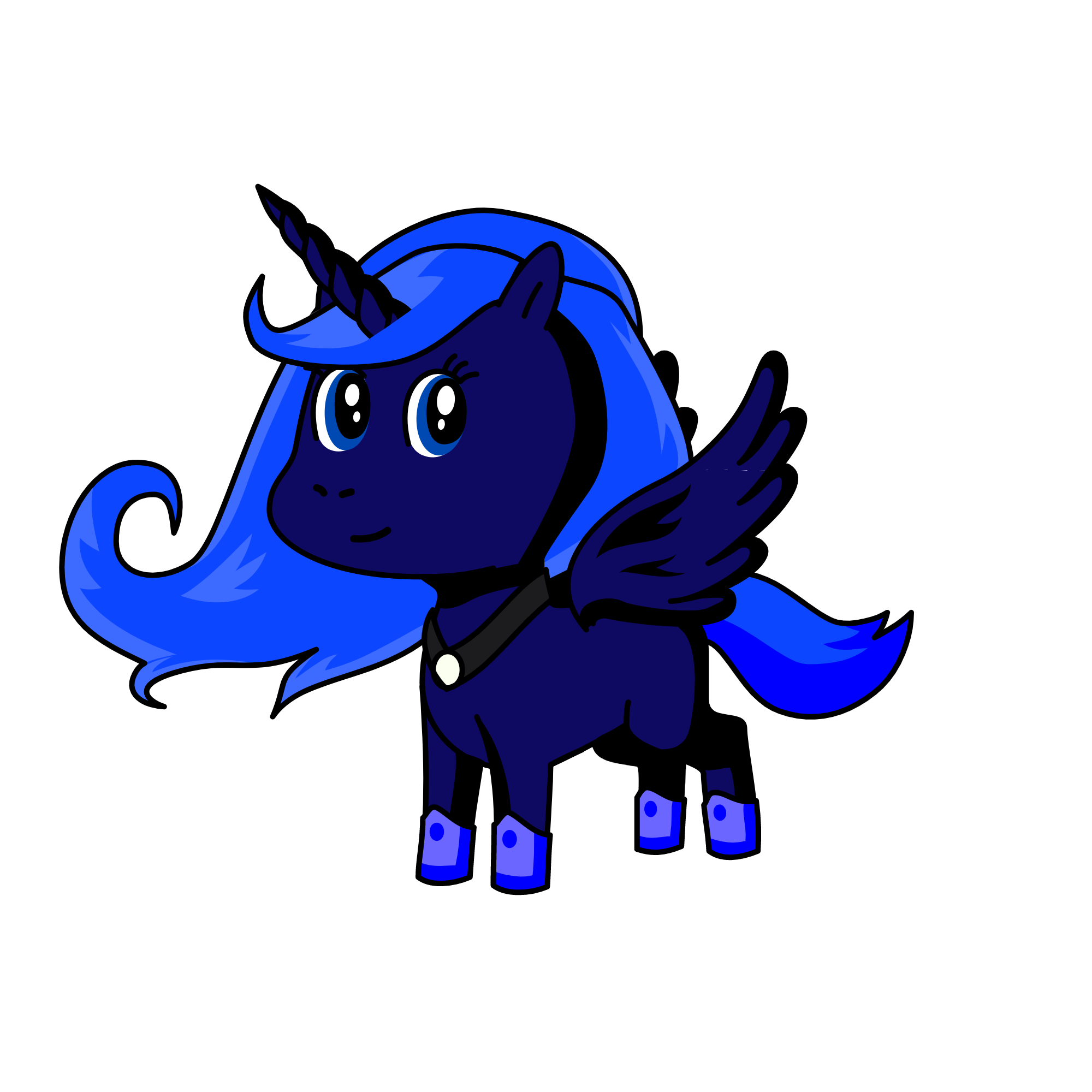 the real princess luna, the unicorn