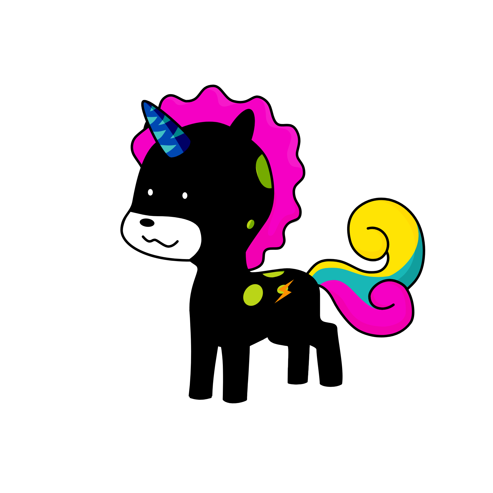 Zippy the zippy zip-zip, the unicorn