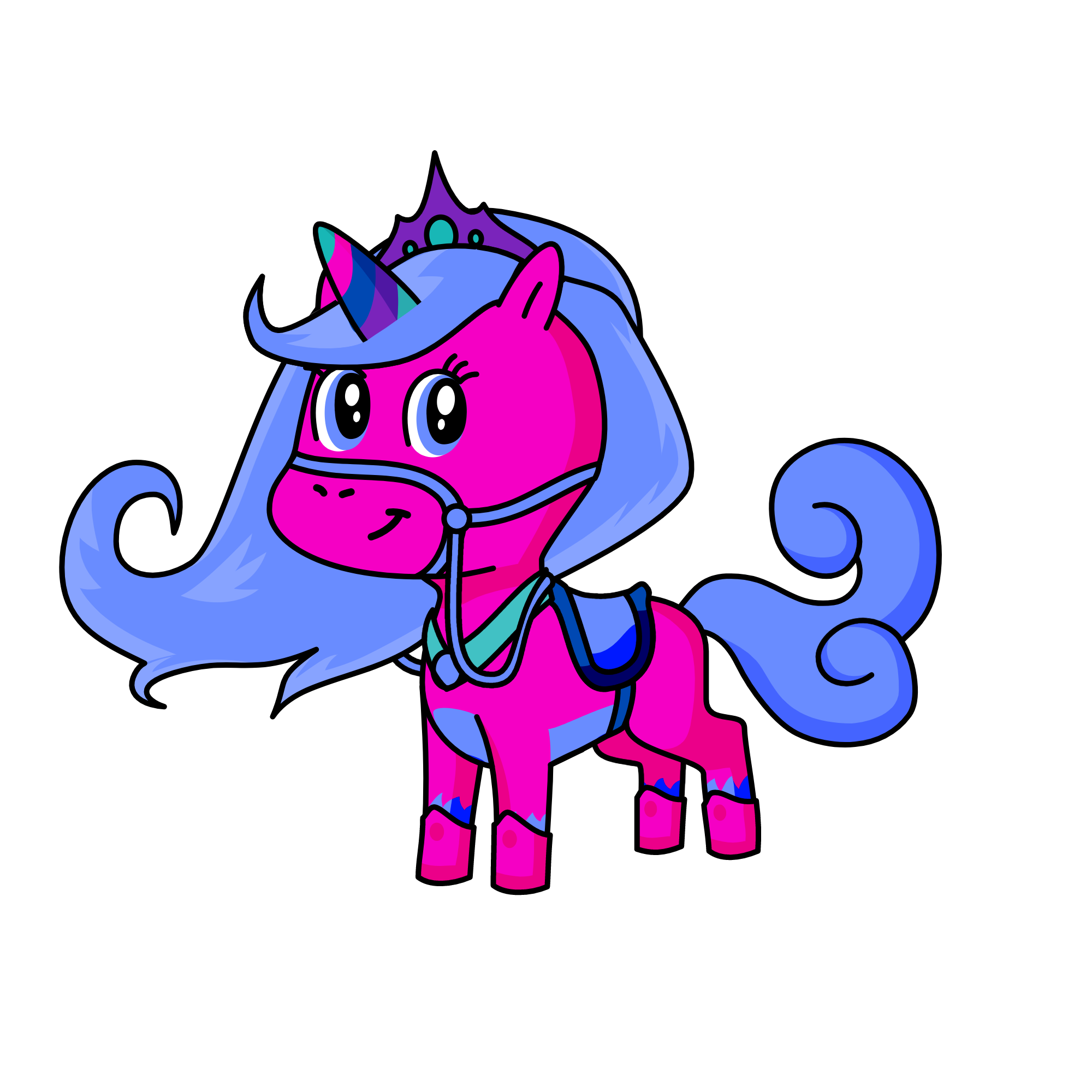 princess, the unicorn