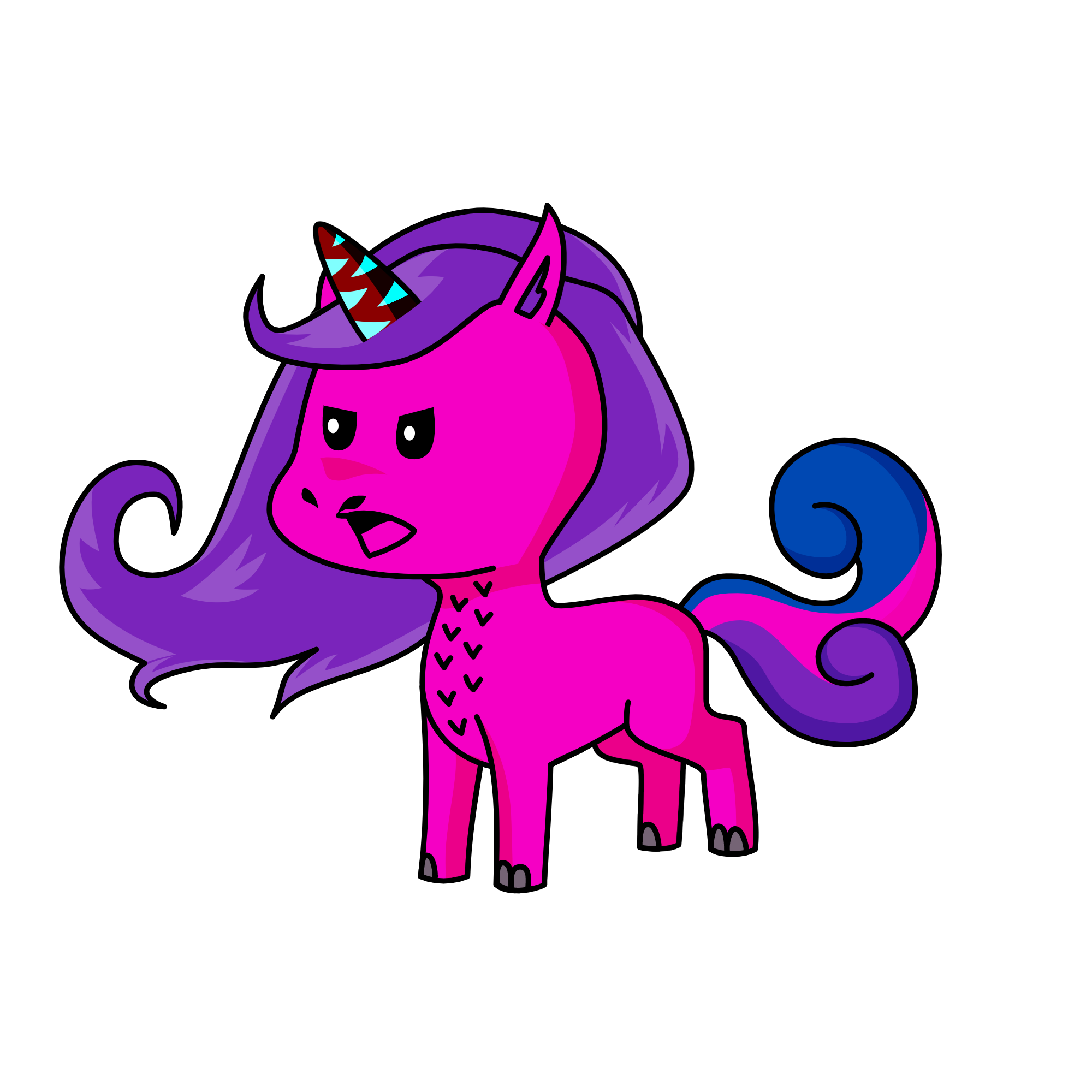 Porliya, the unicorn
