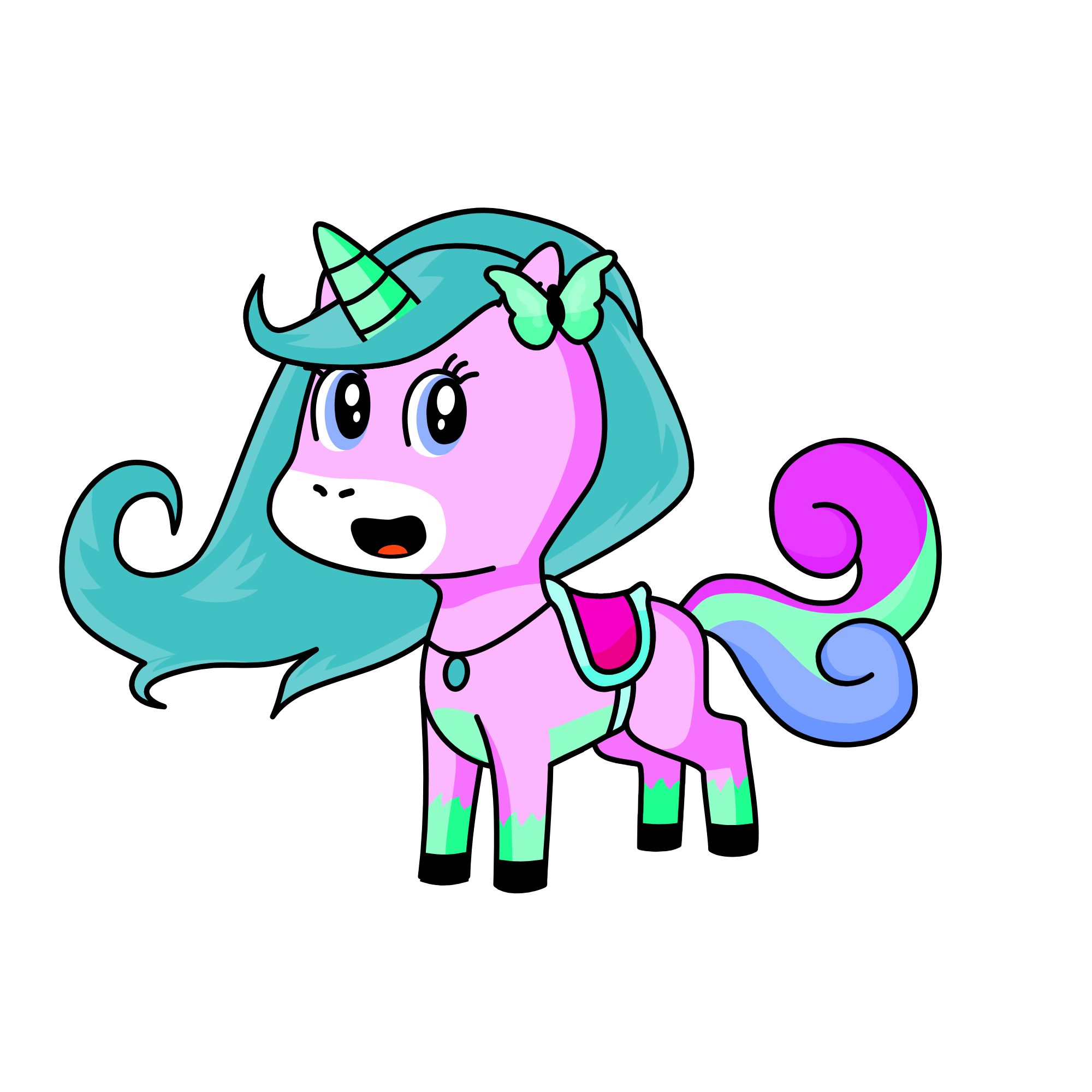 bff, the unicorn