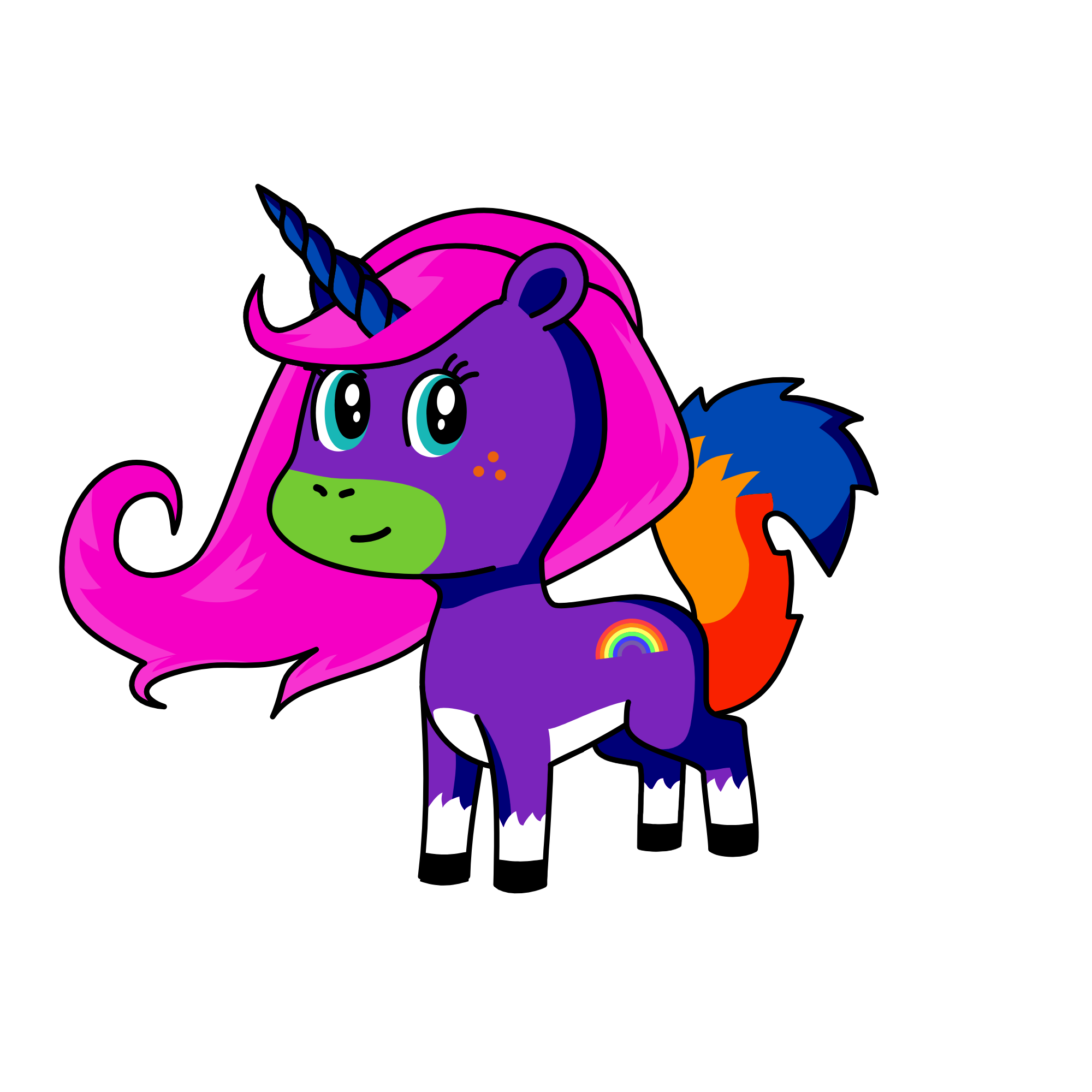 rainbow dust, the unicorn