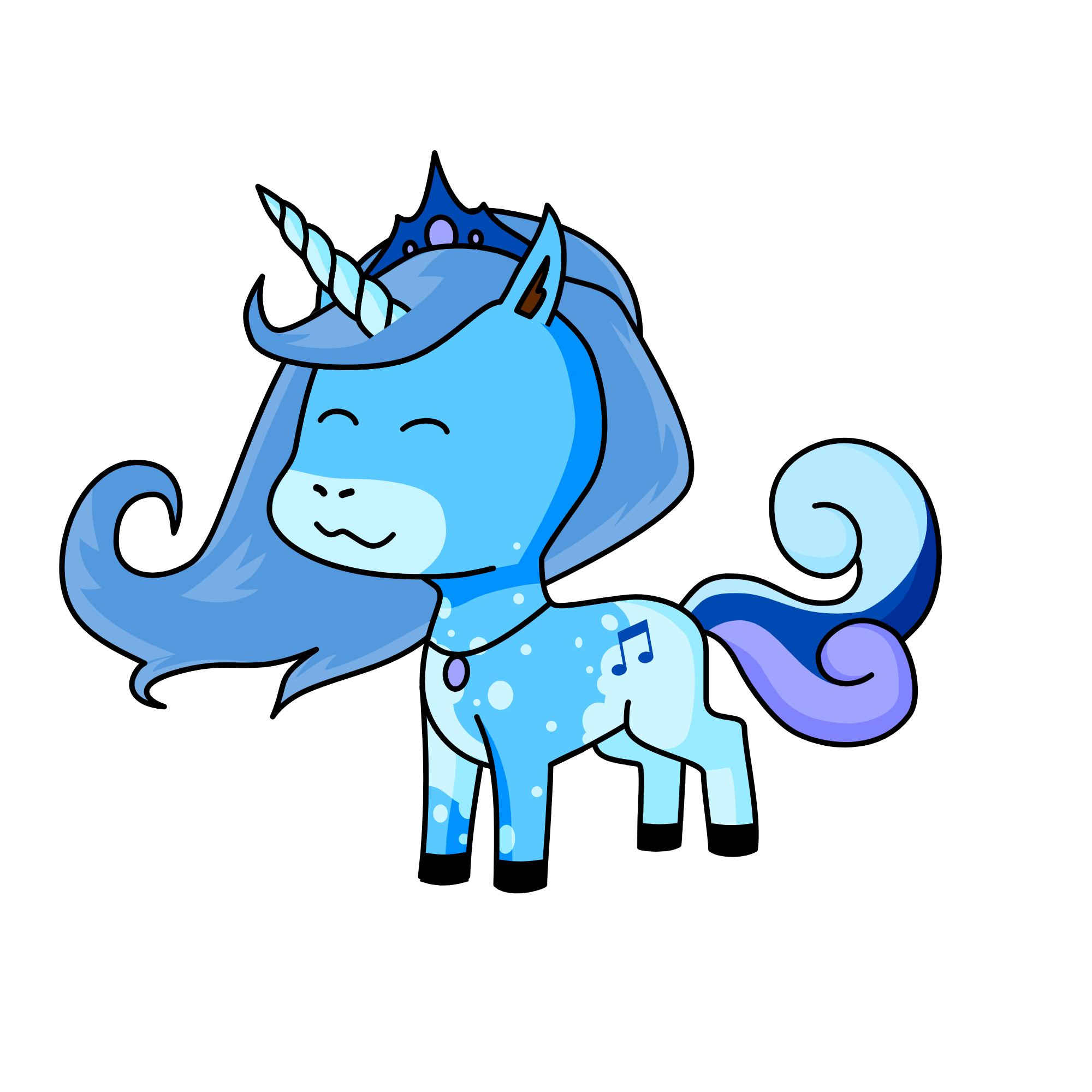 Frosty, the unicorn