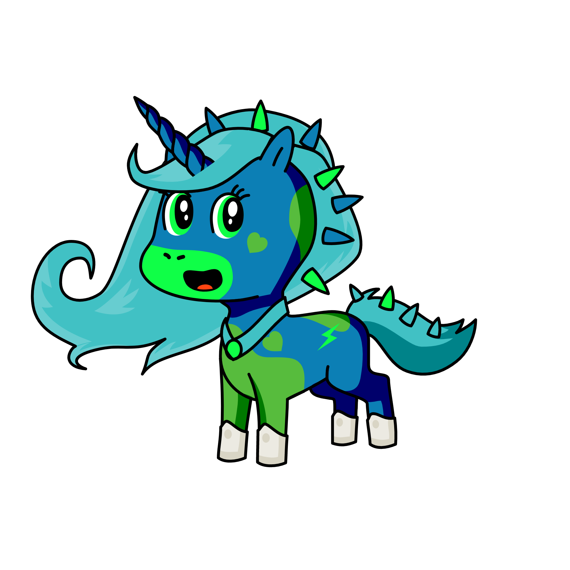 bff, the unicorn