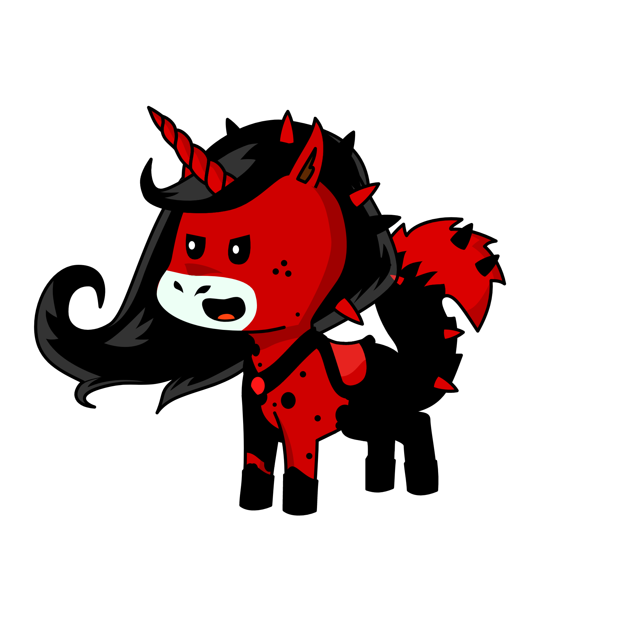 Evil, the unicorn