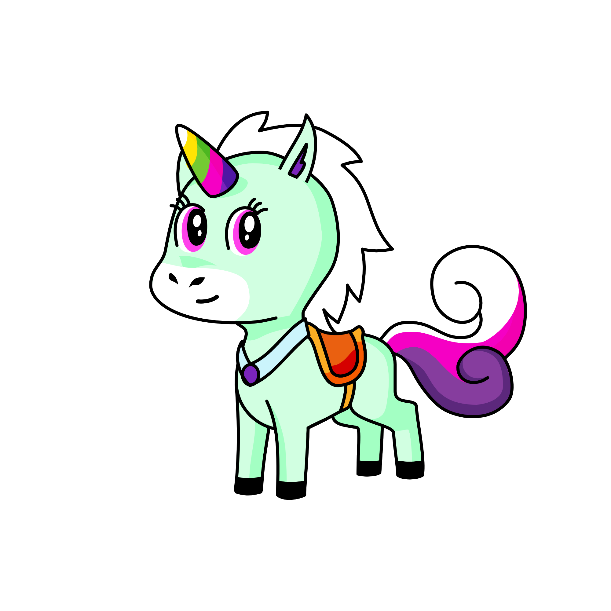 Capsi, the unicorn