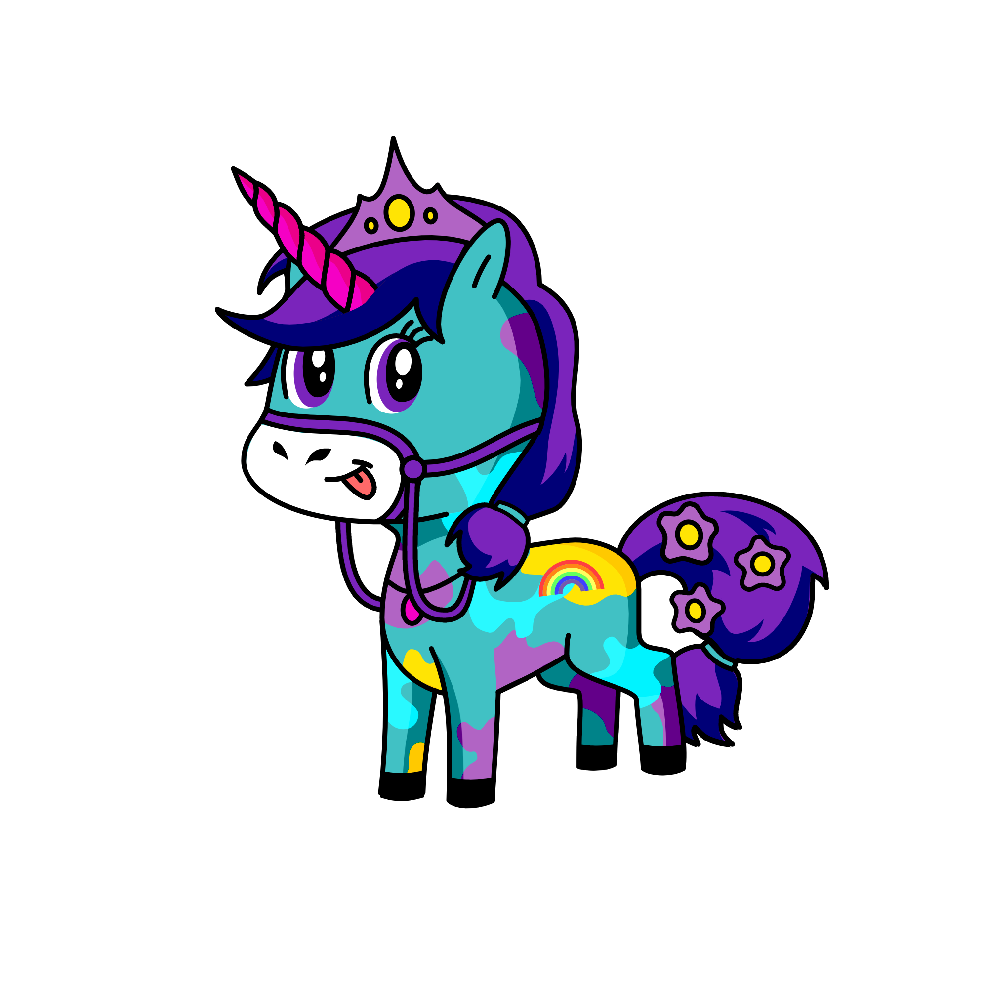 Spots, the unicorn