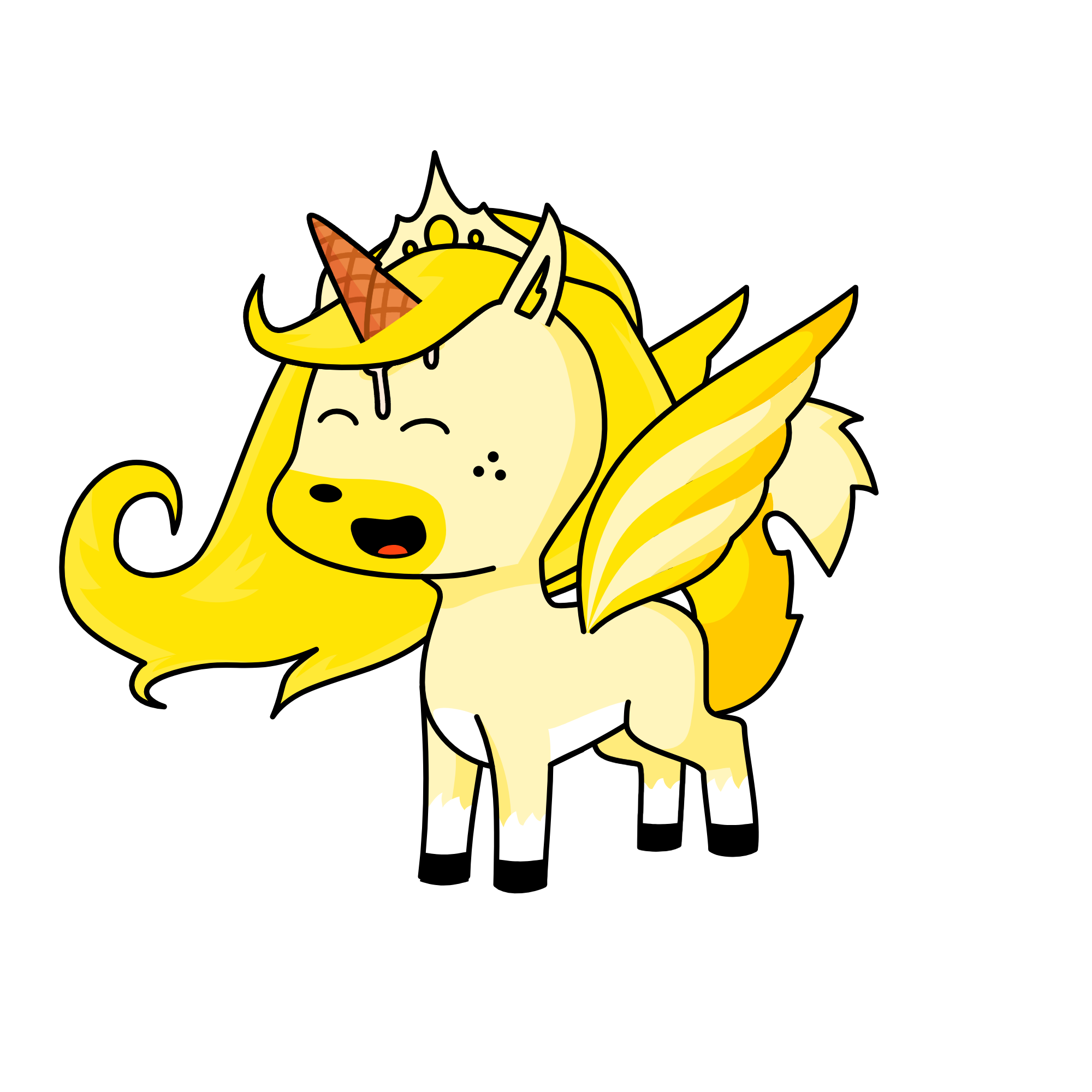 banana, the unicorn