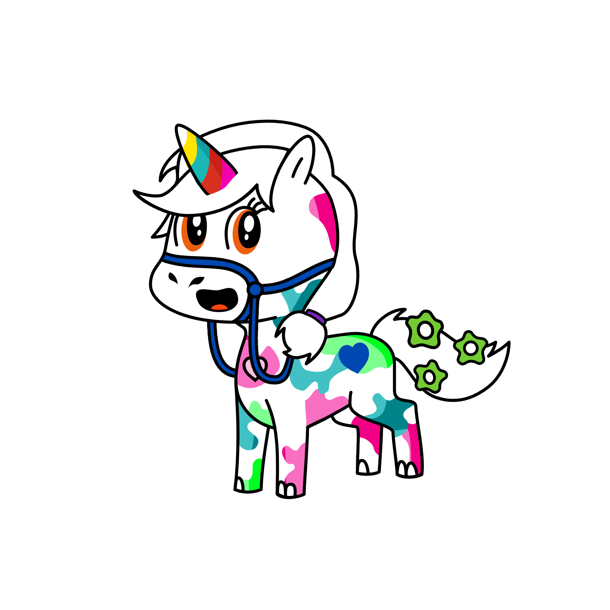 Sparkle superb, the unicorn