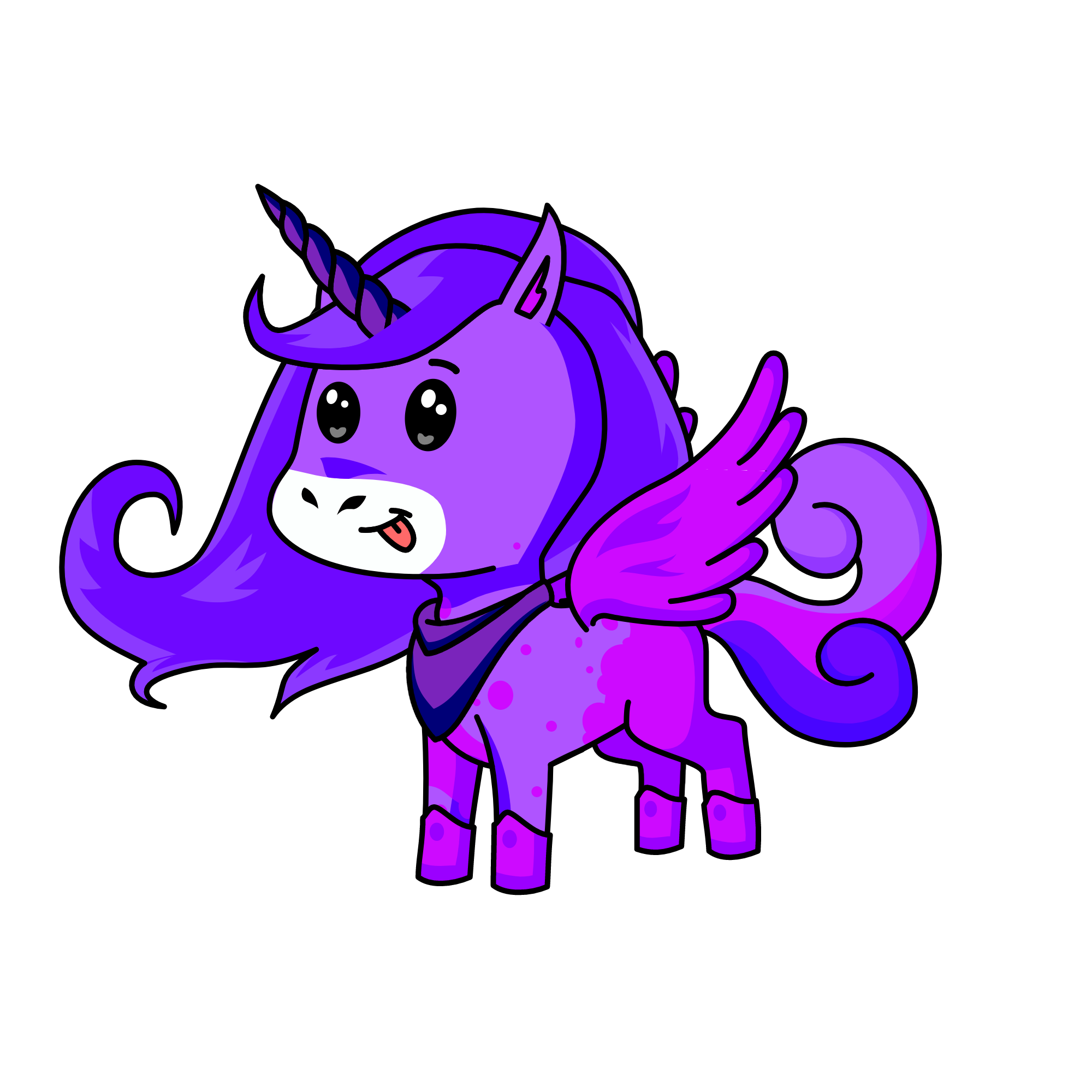 purple hoser, the unicorn